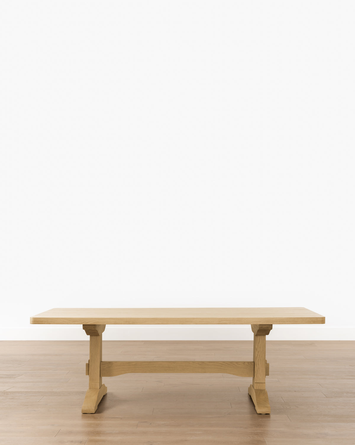 Vireo Dining Table  Oak with Heritage White Finish
