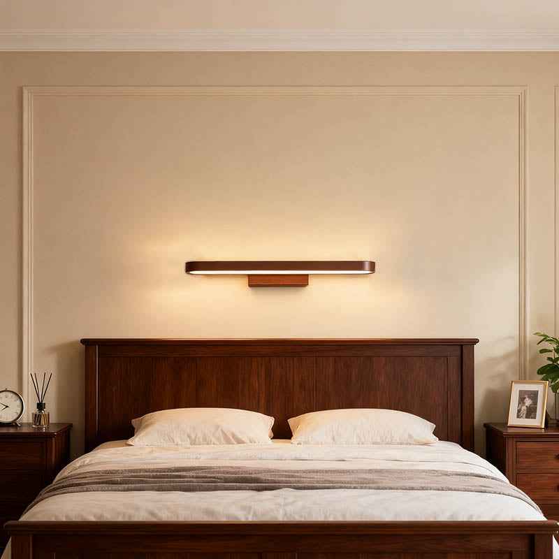 European Minimalist Circular LED Wall Sconce Mirror Light in Aluminum