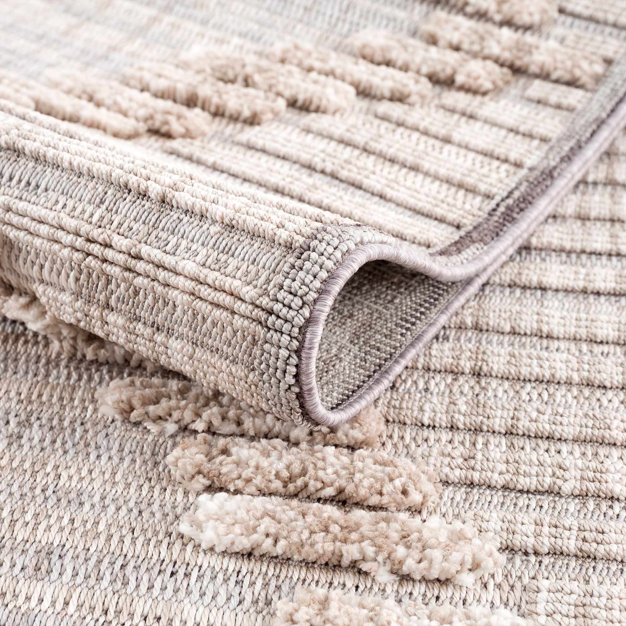 Milo High-Low Rustic Rug  Machine Woven  100% Polyester