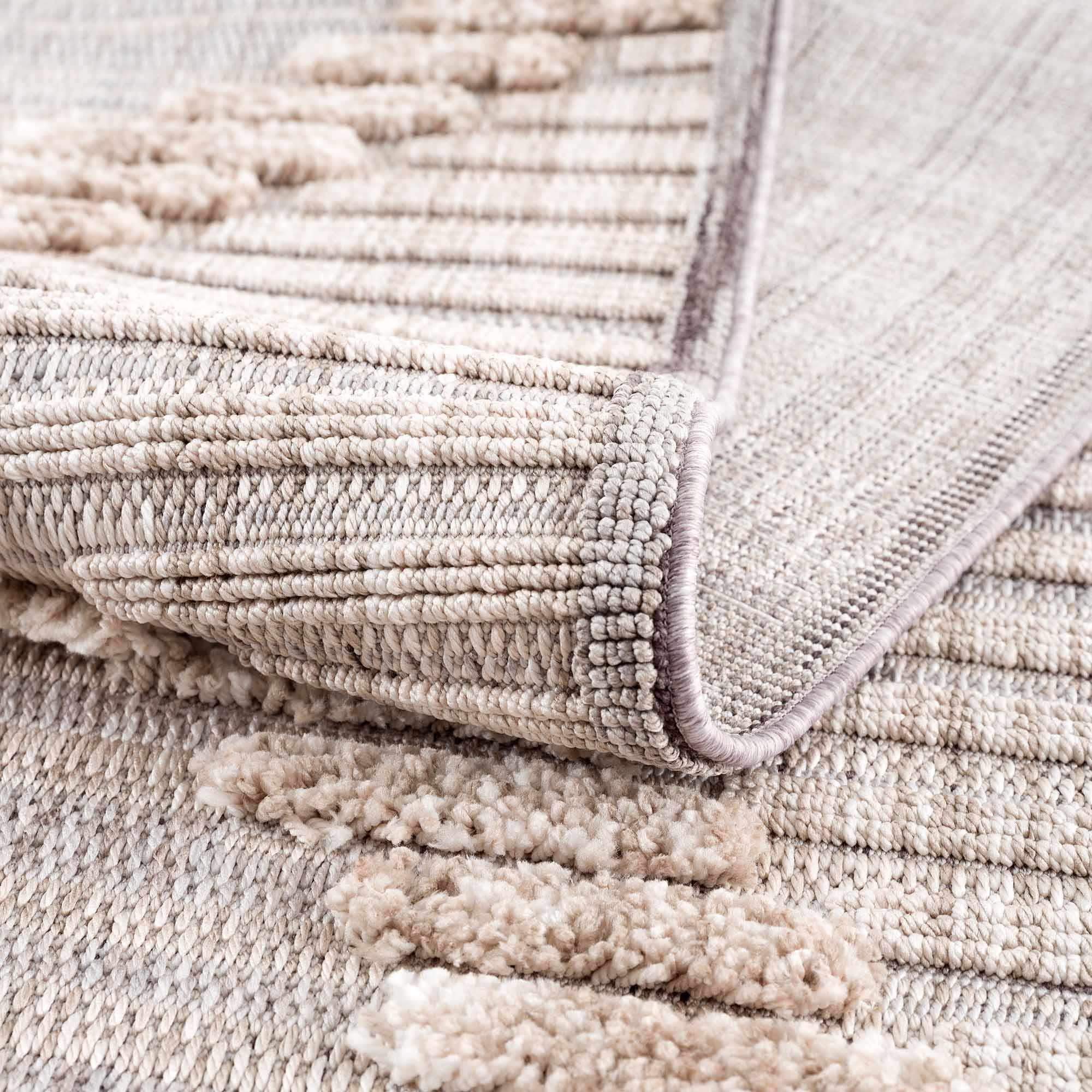 Milo High-Low Rustic Rug  Machine Woven  100% Polyester