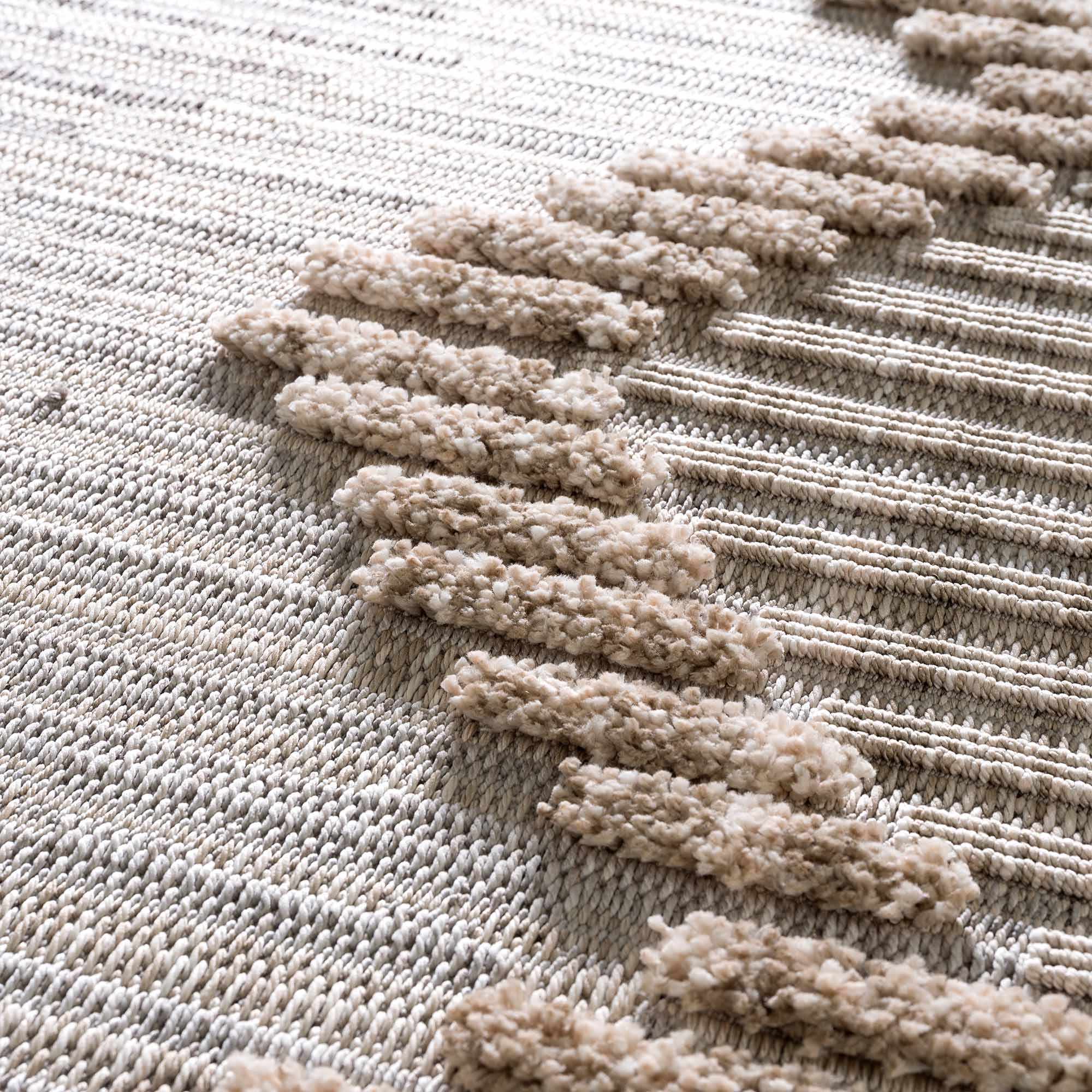 Milo High-Low Rustic Rug  Machine Woven  100% Polyester