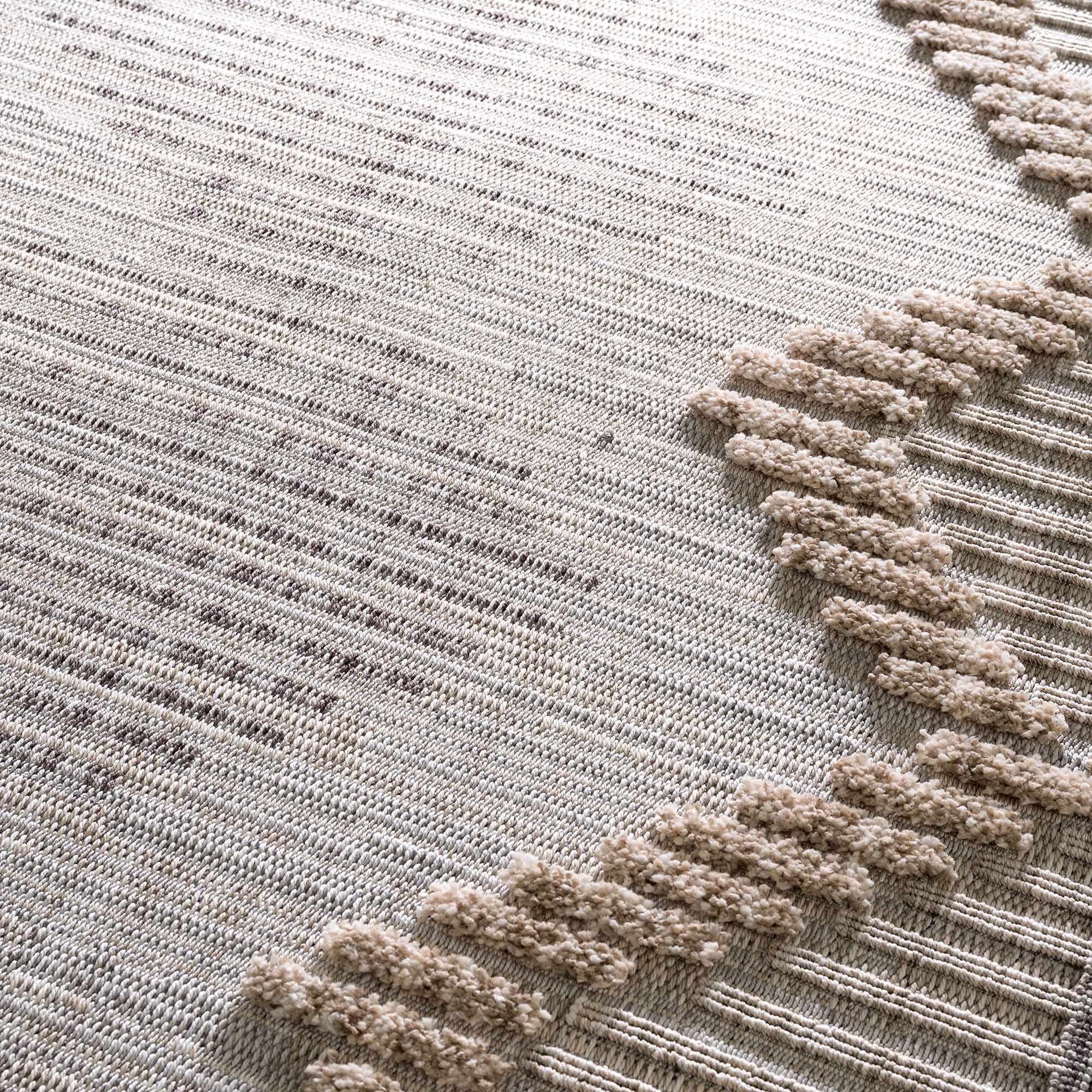 Milo High-Low Rustic Rug  Machine Woven  100% Polyester