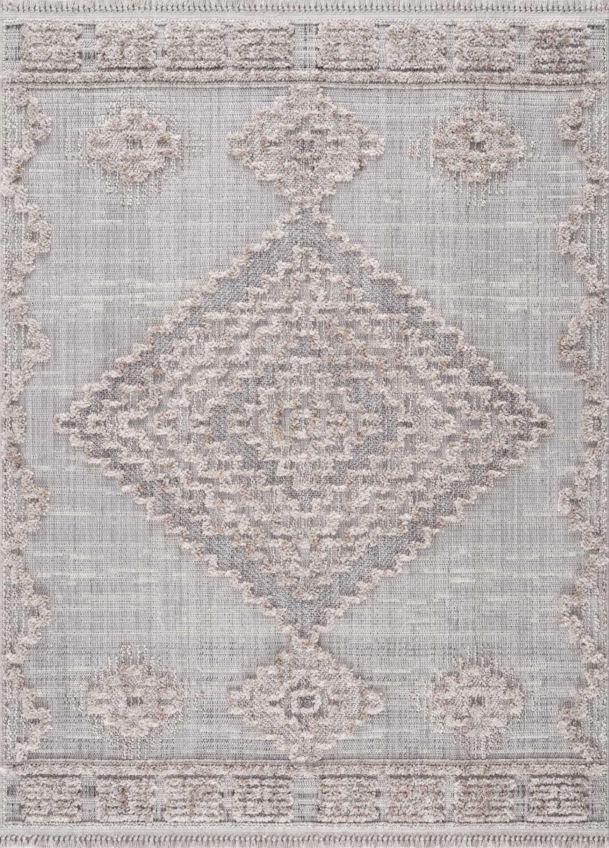 Aero Ampusungan Area Rug  High Pile  Transitional Bohemian Design