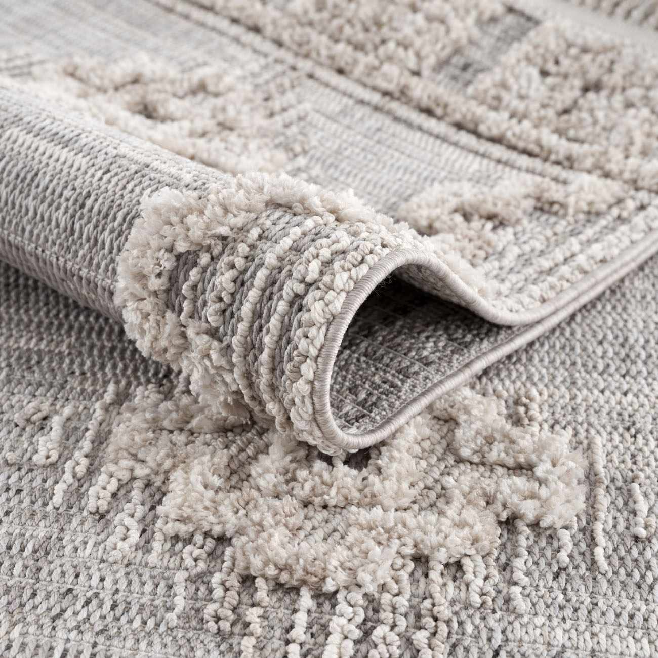 Aero Ampusungan Area Rug  High Pile  Transitional Bohemian Design
