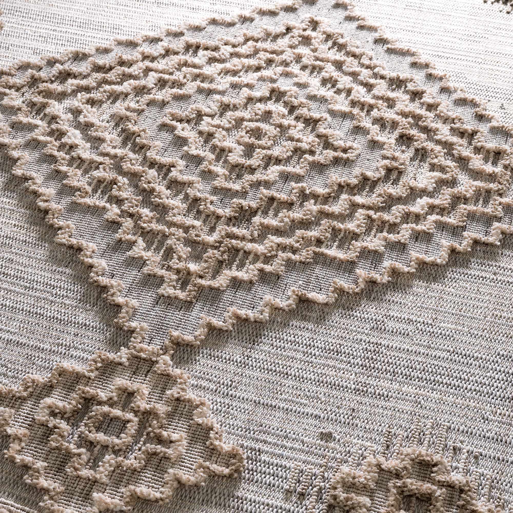 Aero Ampusungan Area Rug  High Pile  Transitional Bohemian Design