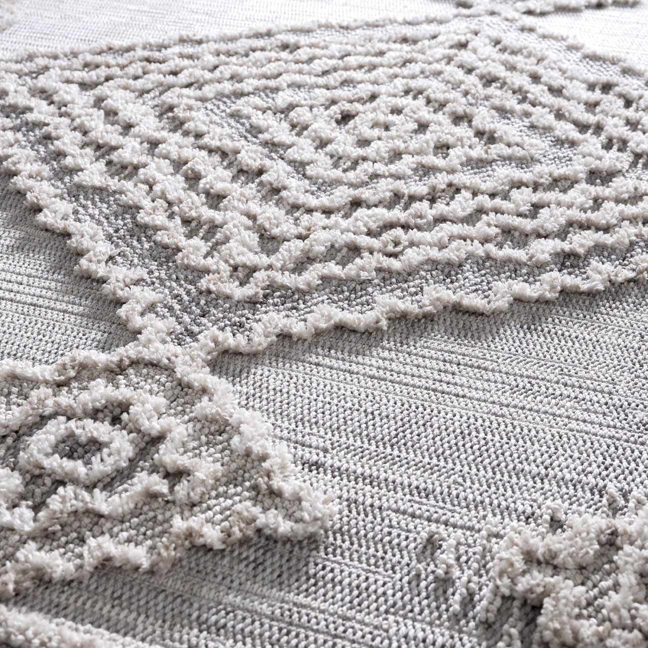 Aero Ampusungan Area Rug  High Pile  Transitional Bohemian Design