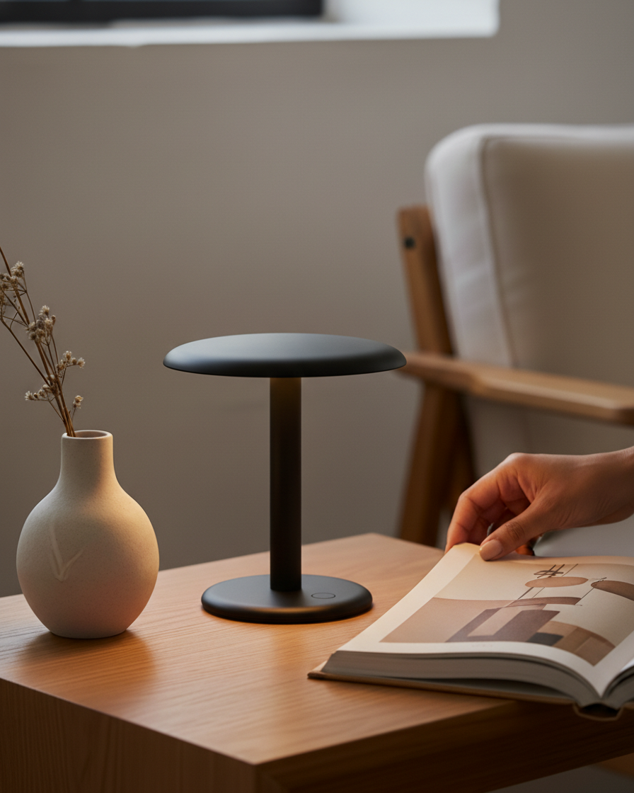 Zeno Touch Sensor Lamp | 3 Color Temperatures, Portable Design
