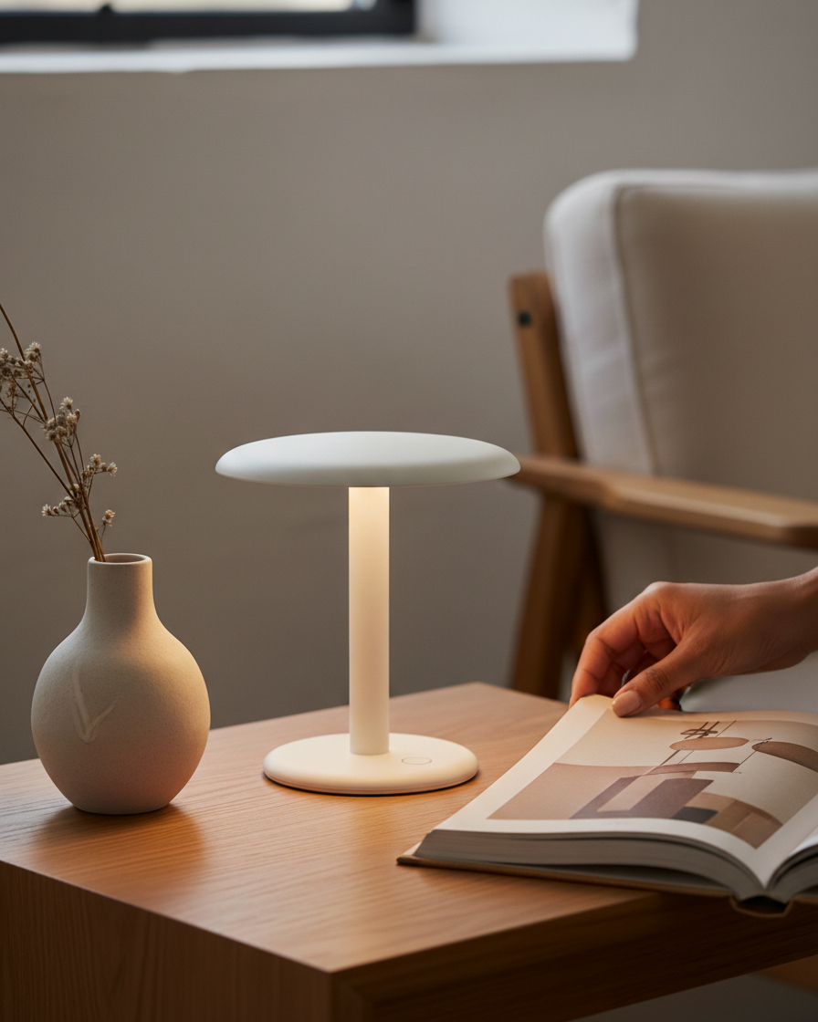 Zeno Touch Sensor Lamp | 3 Color Temperatures, Portable Design