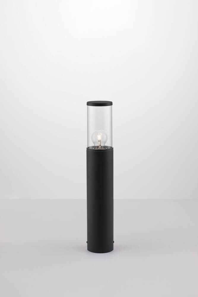 Zyra Outdoor Post Light | Dark Gray, IP65 Weatherproof