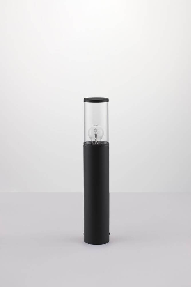 Zyra Outdoor Post Light | Dark Gray, IP65 Weatherproof