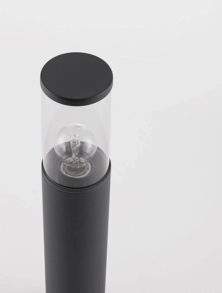 Zyra Outdoor Post Light | Dark Gray, IP65 Weatherproof