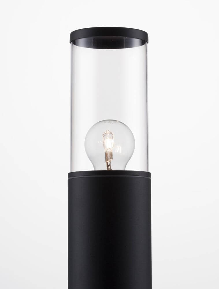 Zyra Outdoor Post Light | Dark Gray, IP65 Weatherproof