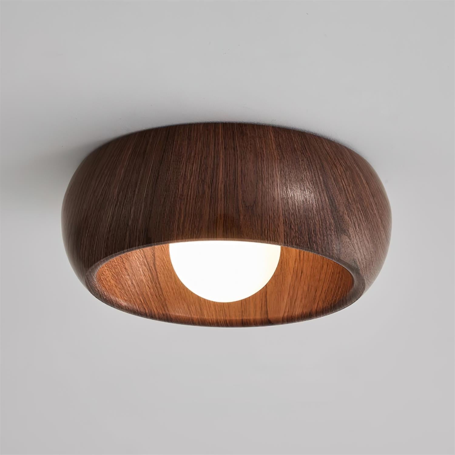 Bela Ceiling Lamp | Minimalist Wooden Design, Soft LED Lighting