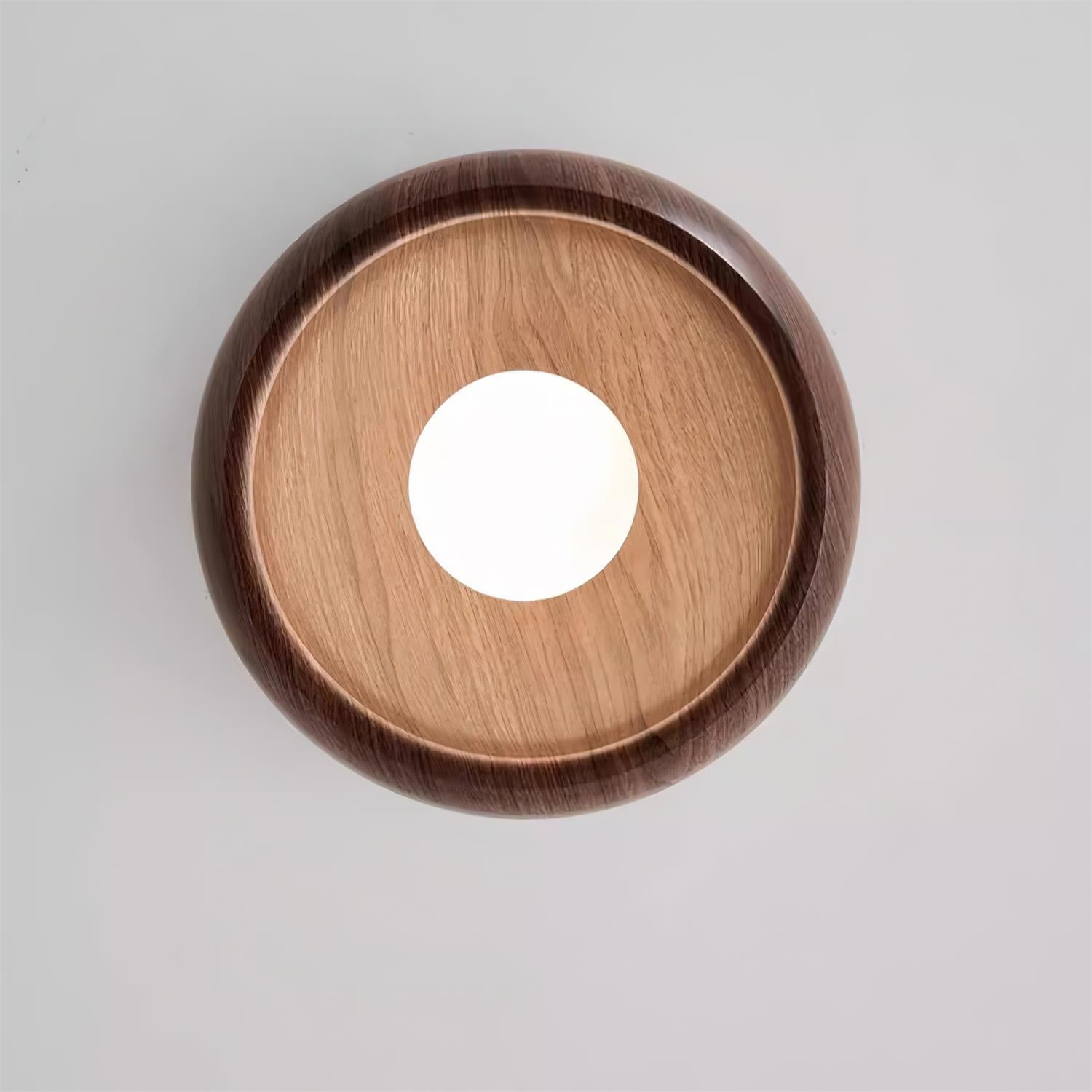 Bela LED Plafondlamp | Minimalistisch Houtlook Design, Warm Licht