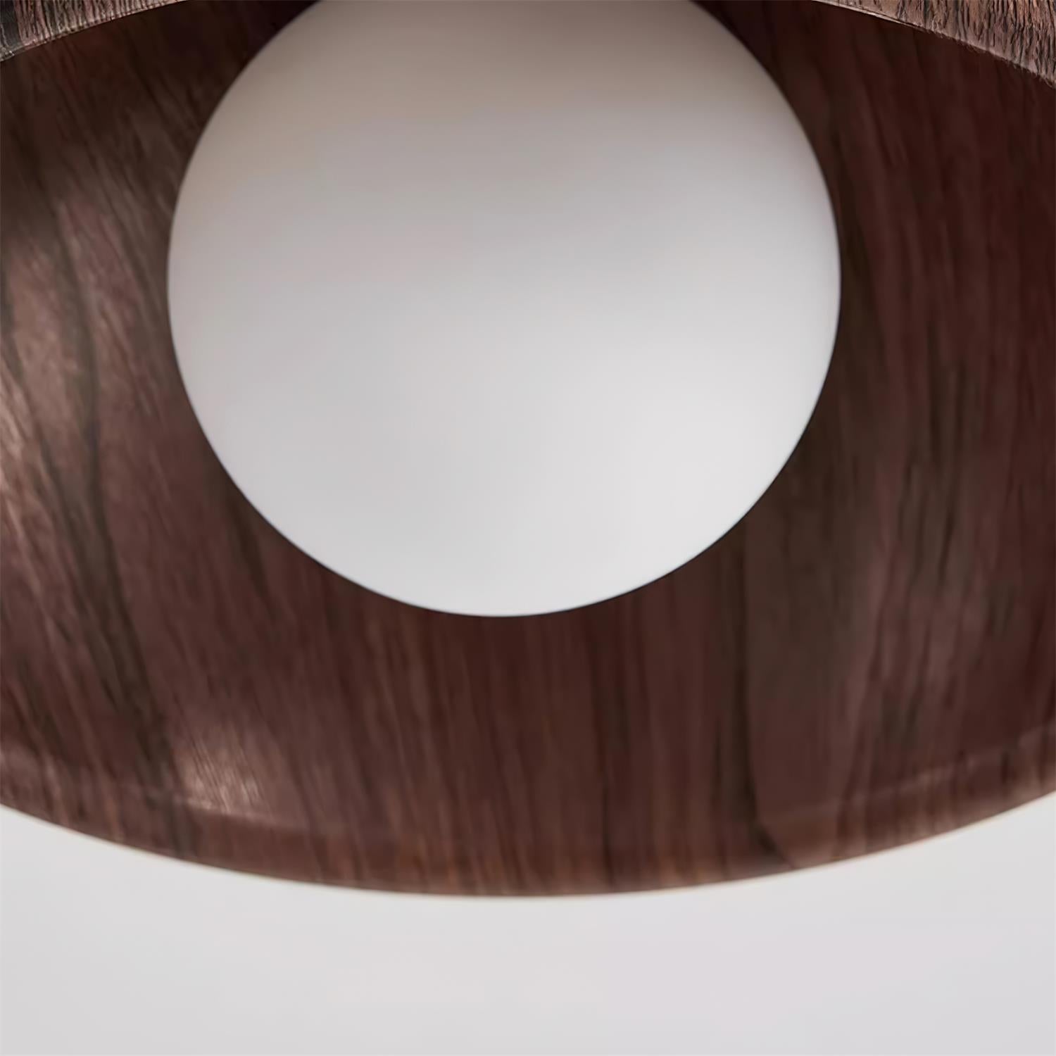 Bela LED Plafondlamp | Minimalistisch Houtlook Design, Warm Licht