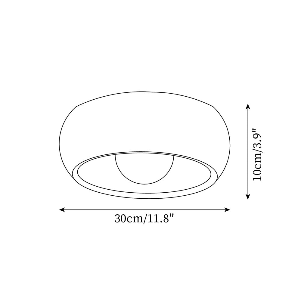 Bela Ceiling Lamp | Minimalist Wooden Design, Soft LED Lighting