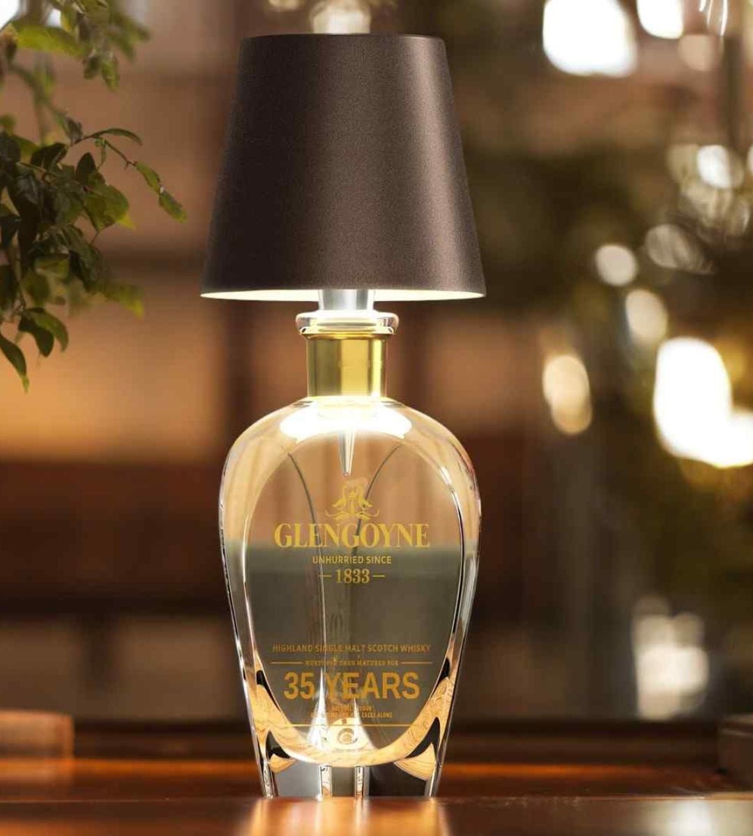 Bello Bottle Lamp | USB-C Rechargeable, Adjustable Warm Light