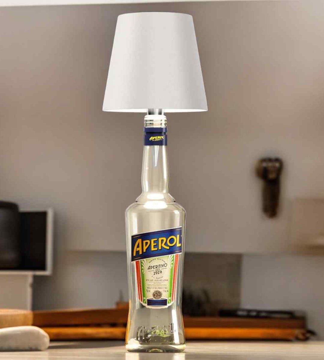 Bello Bottle Lamp | USB-C Rechargeable, Adjustable Warm Light