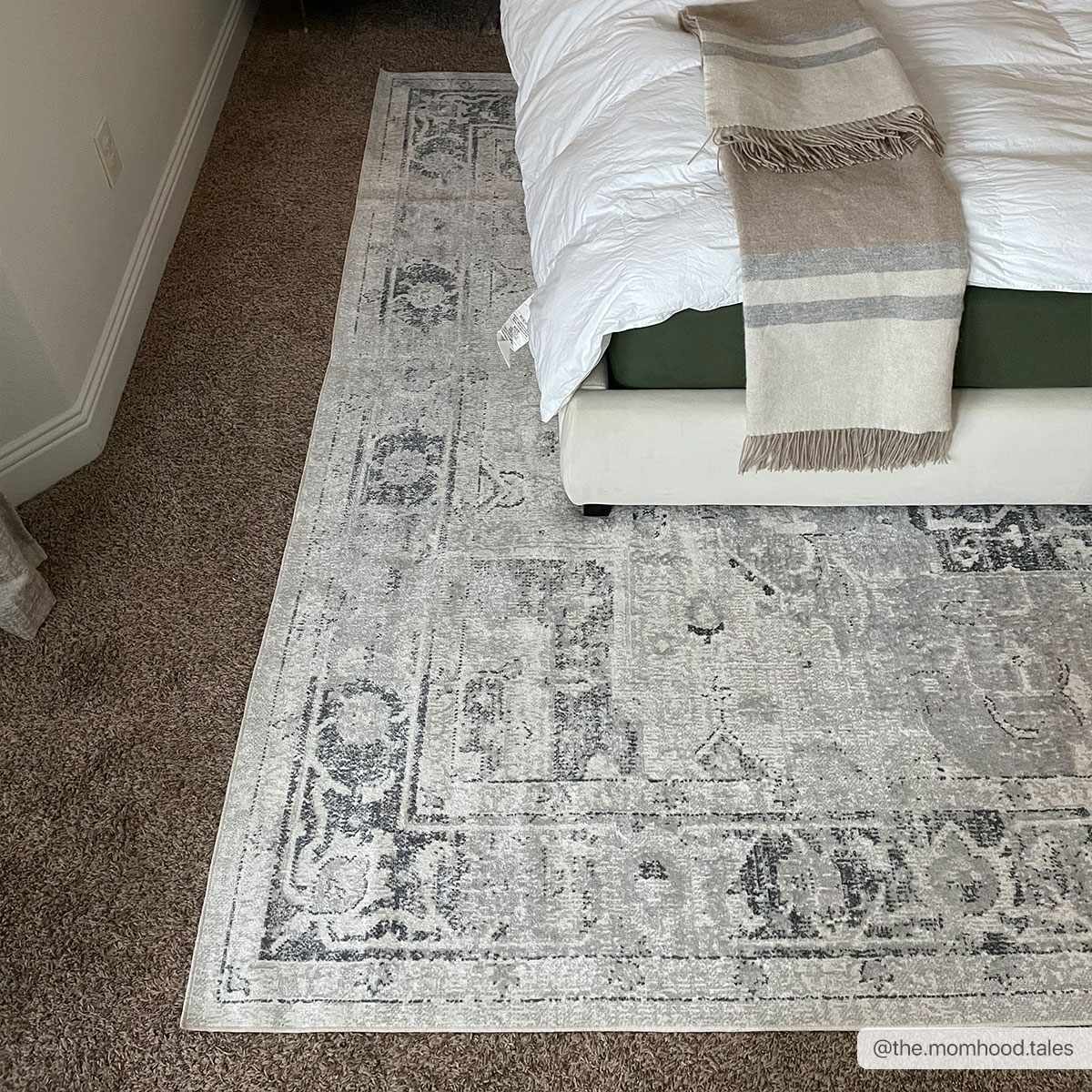 Alma Washable Rug  Traditional  Medium Pile  Antrasit