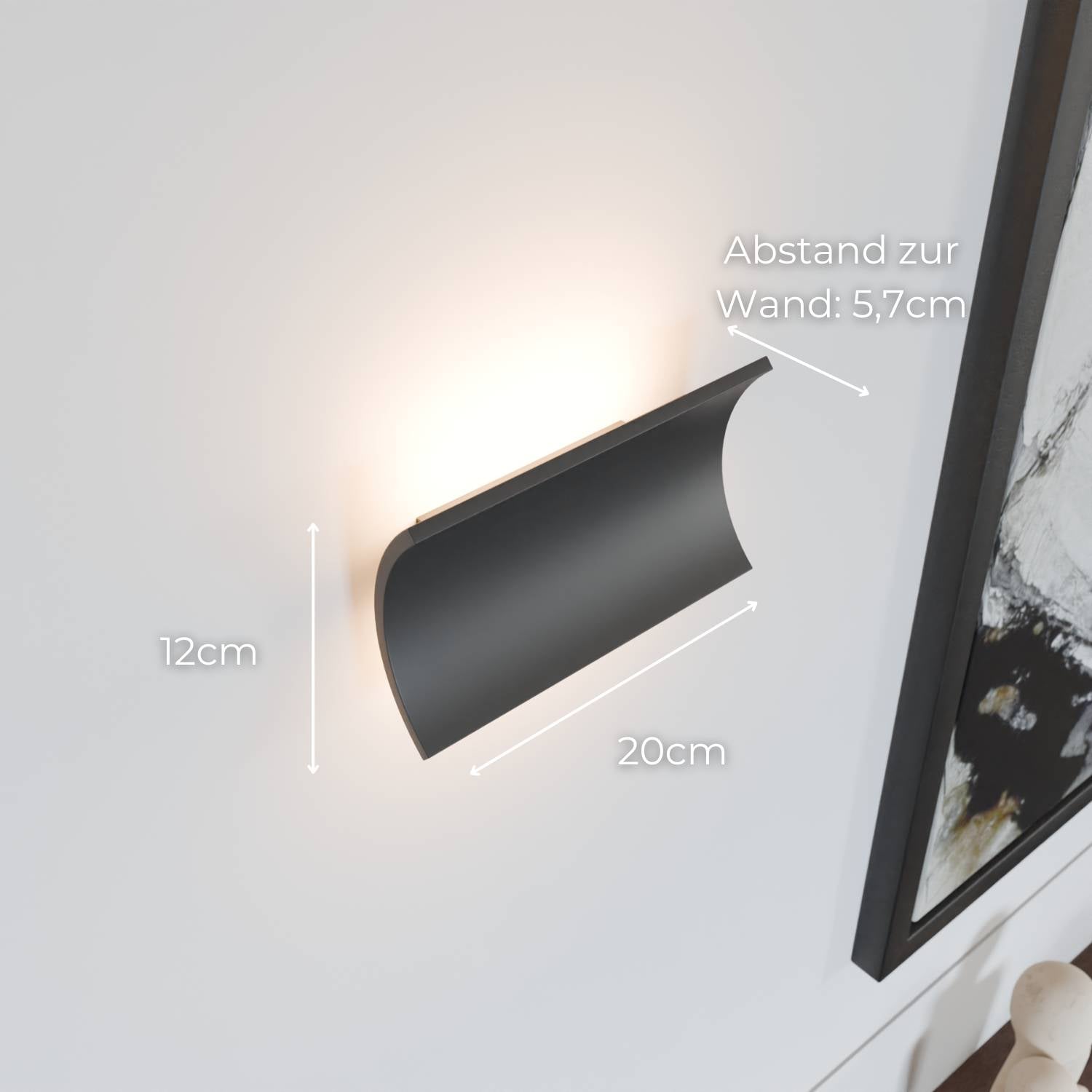 Alera Wall Light | Warm 2700K, IP54 Weatherproof