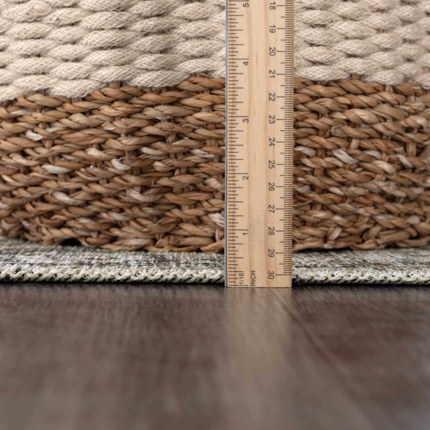 Brielle Washable Rug  Machine Woven  Light Gray