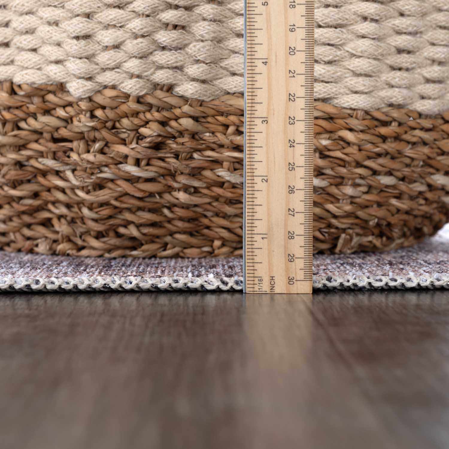 Haven Washable Rug  Machine Woven  Light Gray, Teal