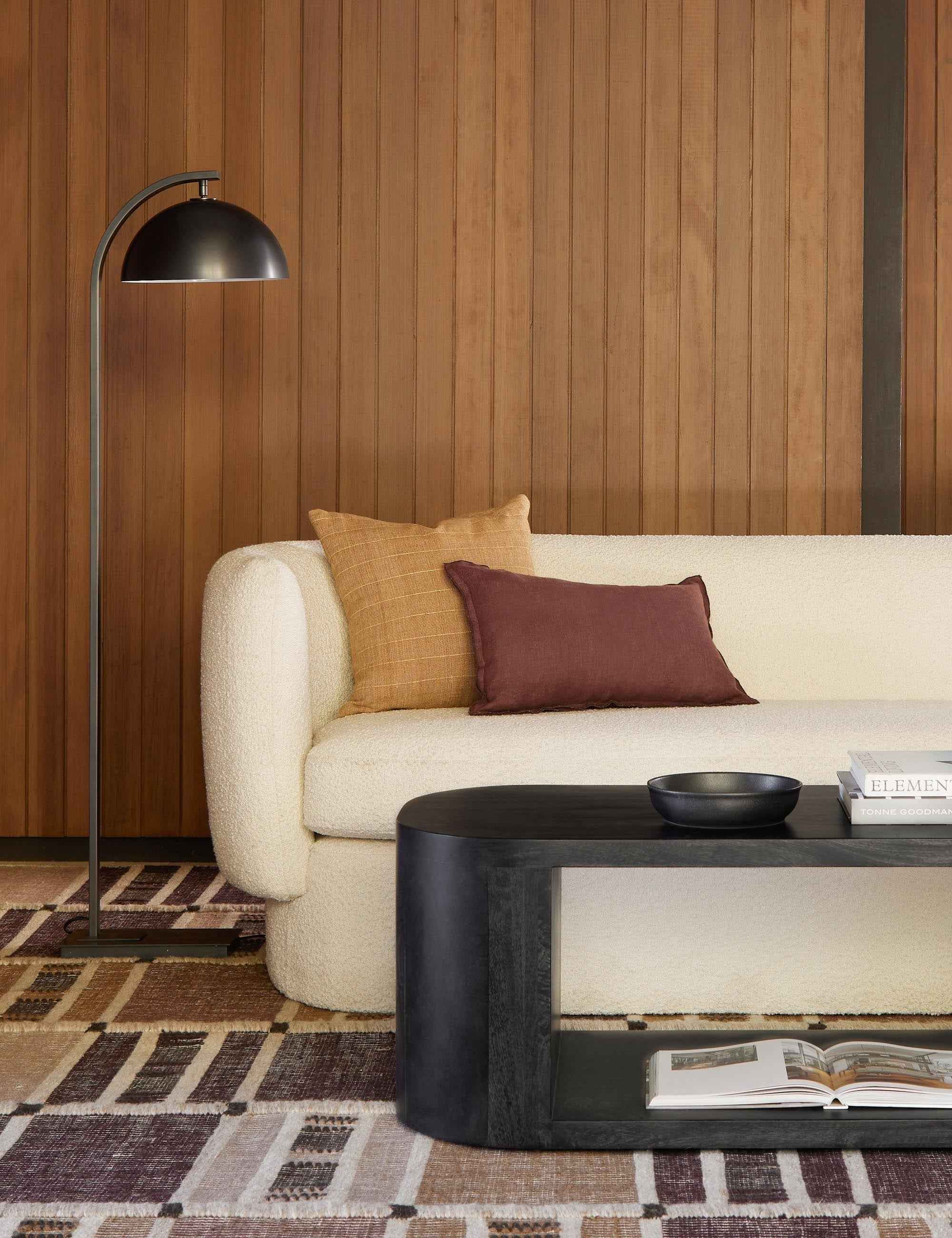 Otto Floor Lamp | Swivel Metal Shade, Arched Neck Design