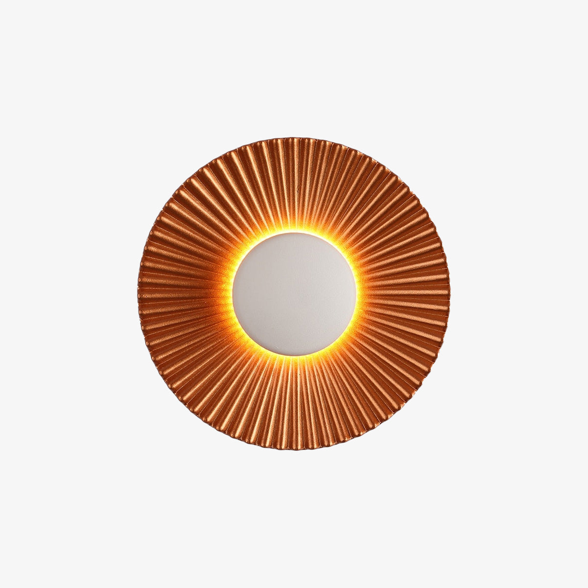 Bask SunRay Wall Lamp | Modern Metallic Design, Soft Ambient Glow