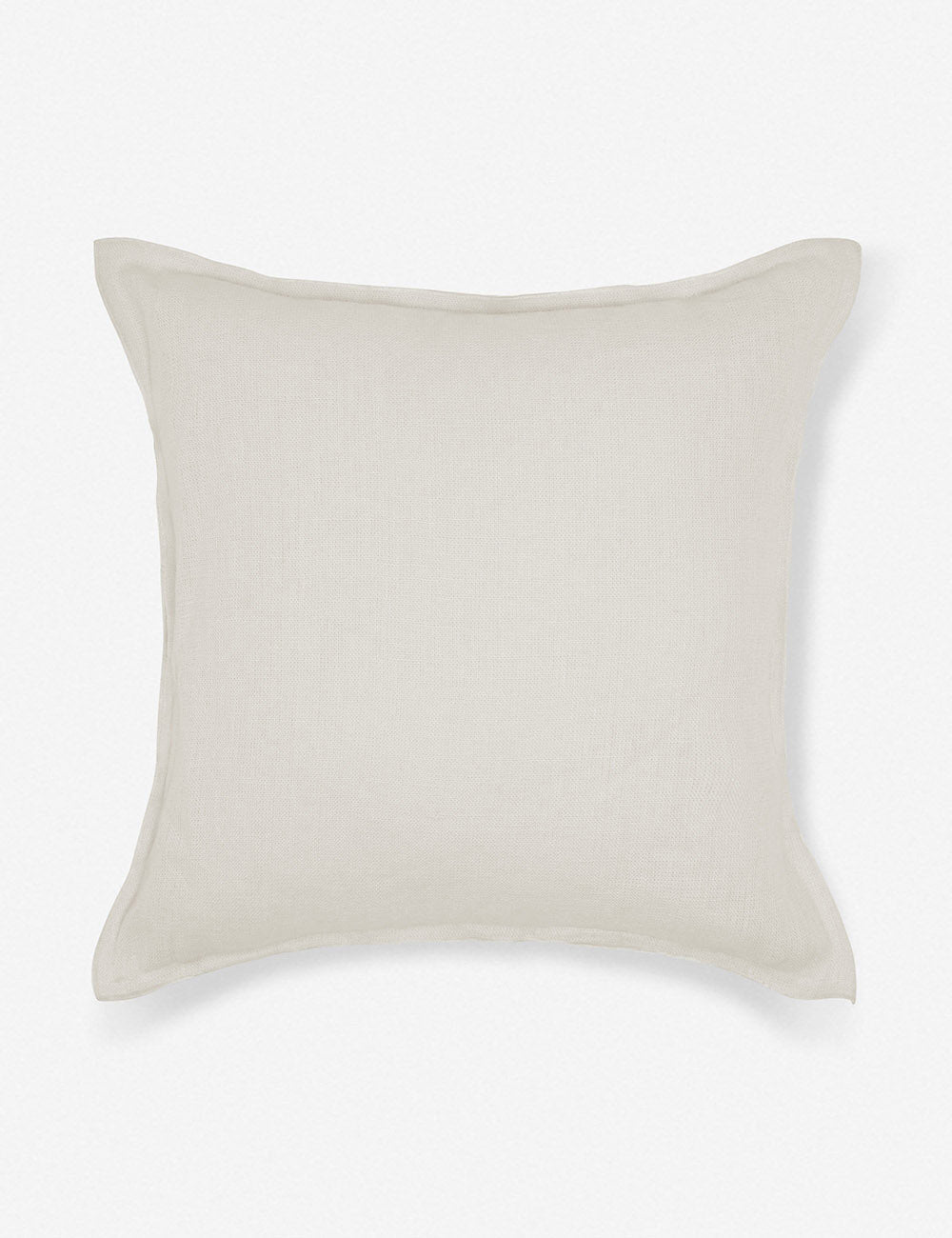 Luna Linen Lumbar Pillow | Superior Long Fiber Flax, Tonal Stitch Detail