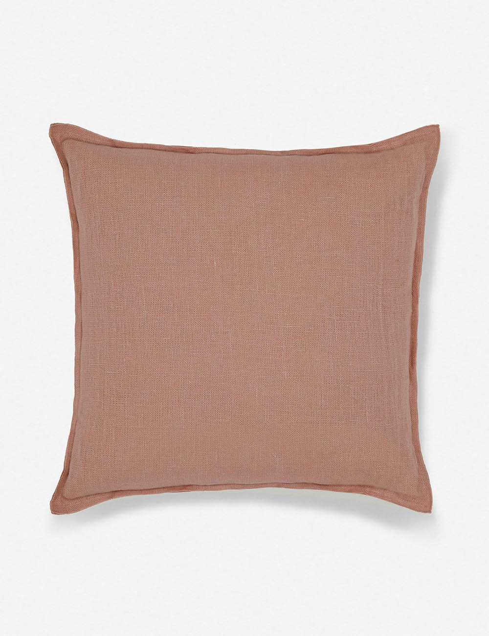 Luna Linen Lumbar Pillow | Superior-Quality Flax, Tonal Stitch Detail