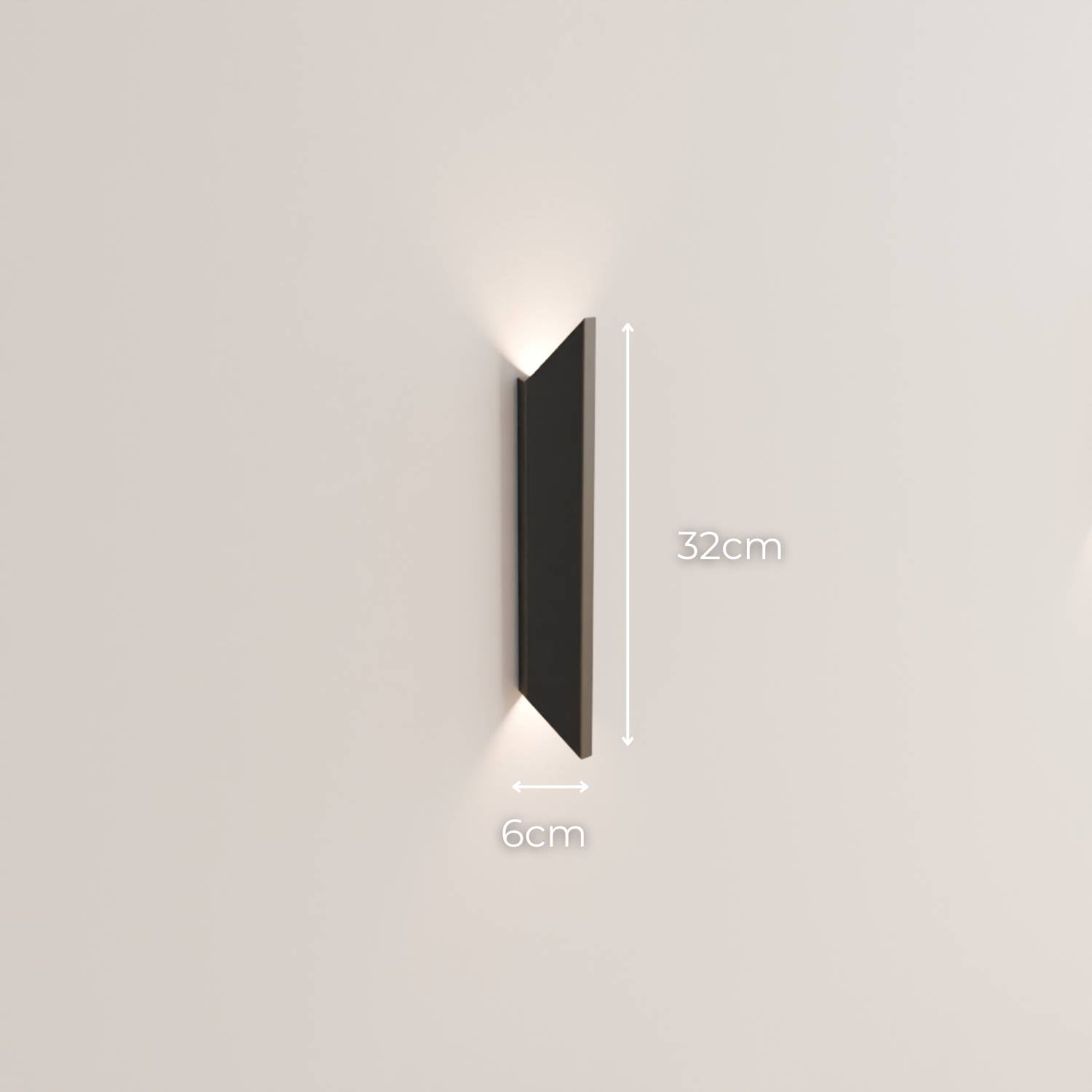 Aero Wall Light | LED Up-and-Down, Warm White 2700K