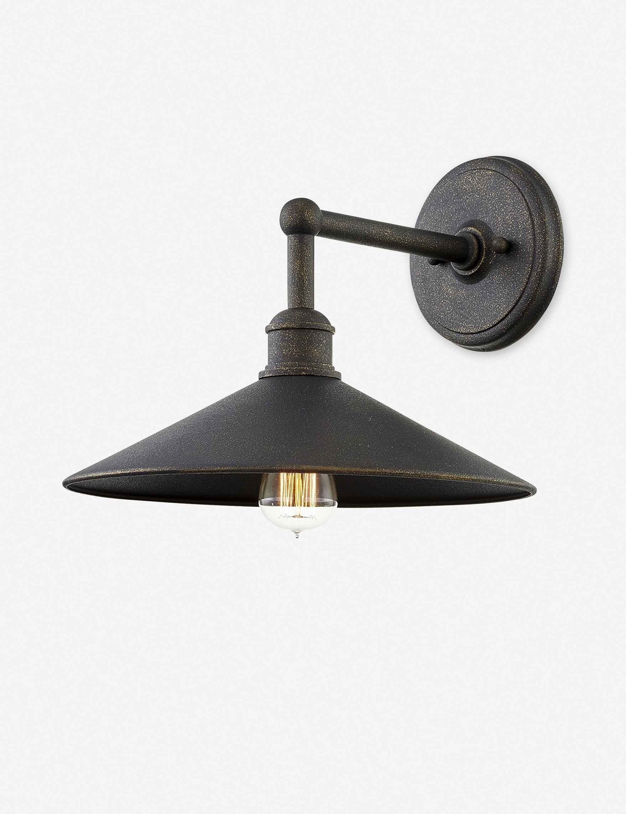 Cavara Outdoor Sconce | Industrial Style, Vintage Bronze Finish