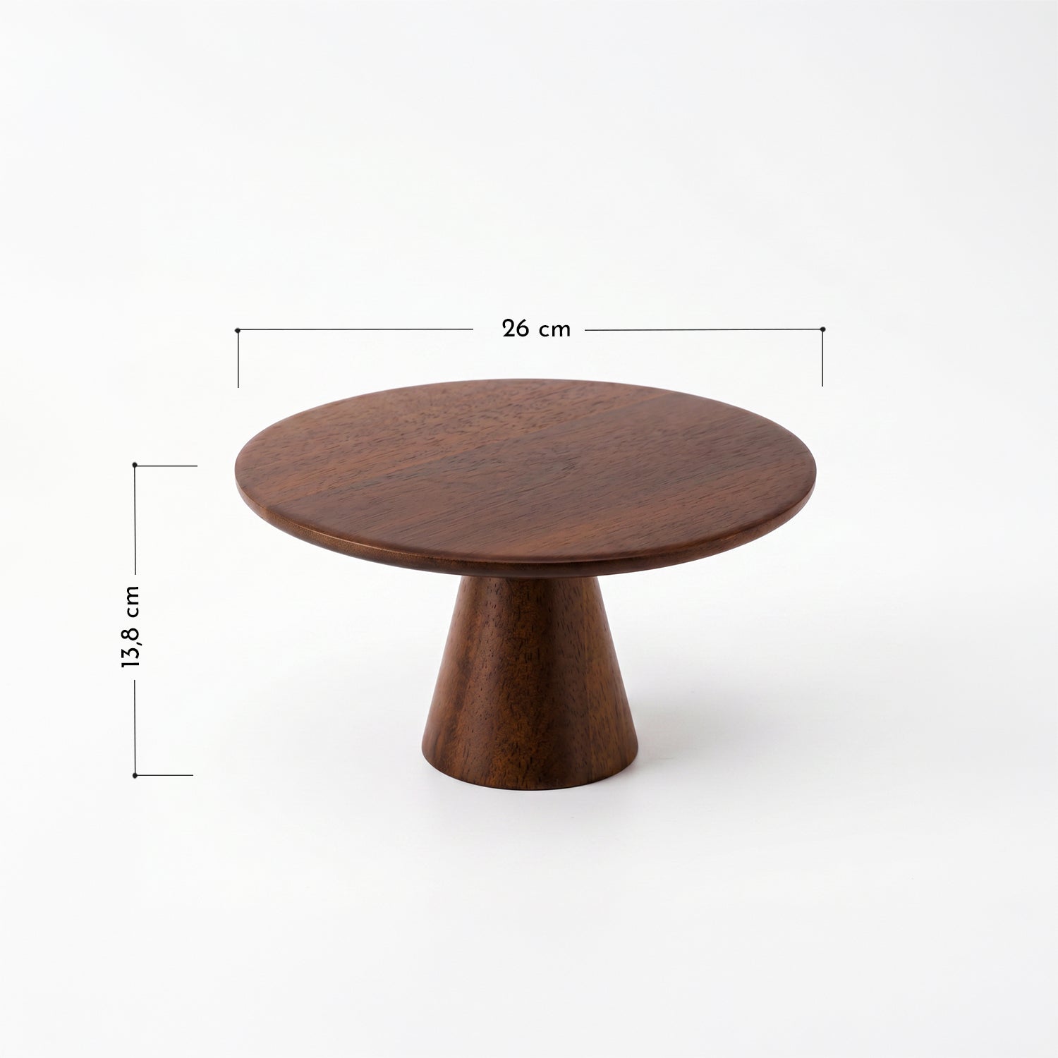 Alera Acacia High Raised Tray | Solid Wood, Versatile Design