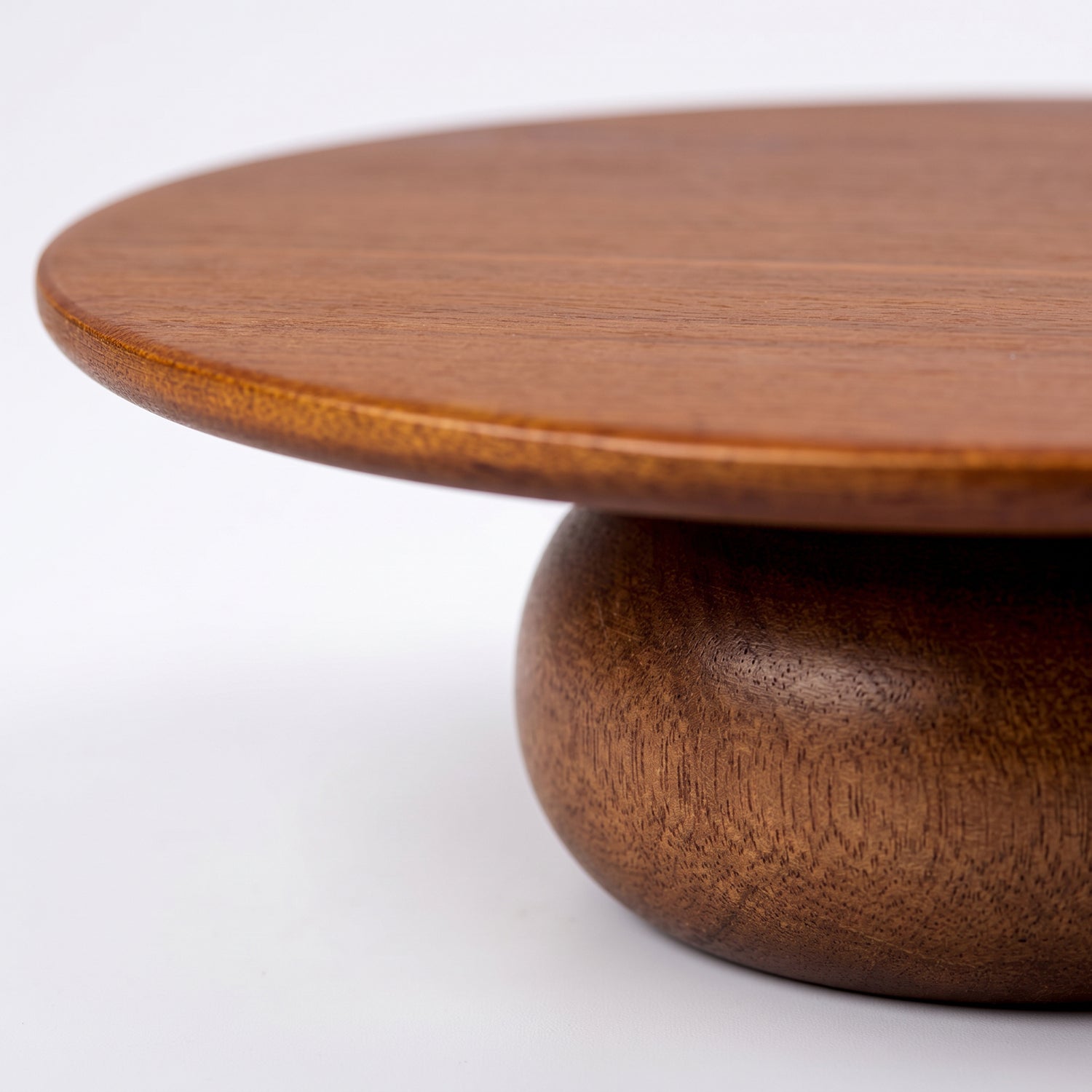 Aurelia Low Raised Tray | Solid Acacia Wood, Low-Profile Design