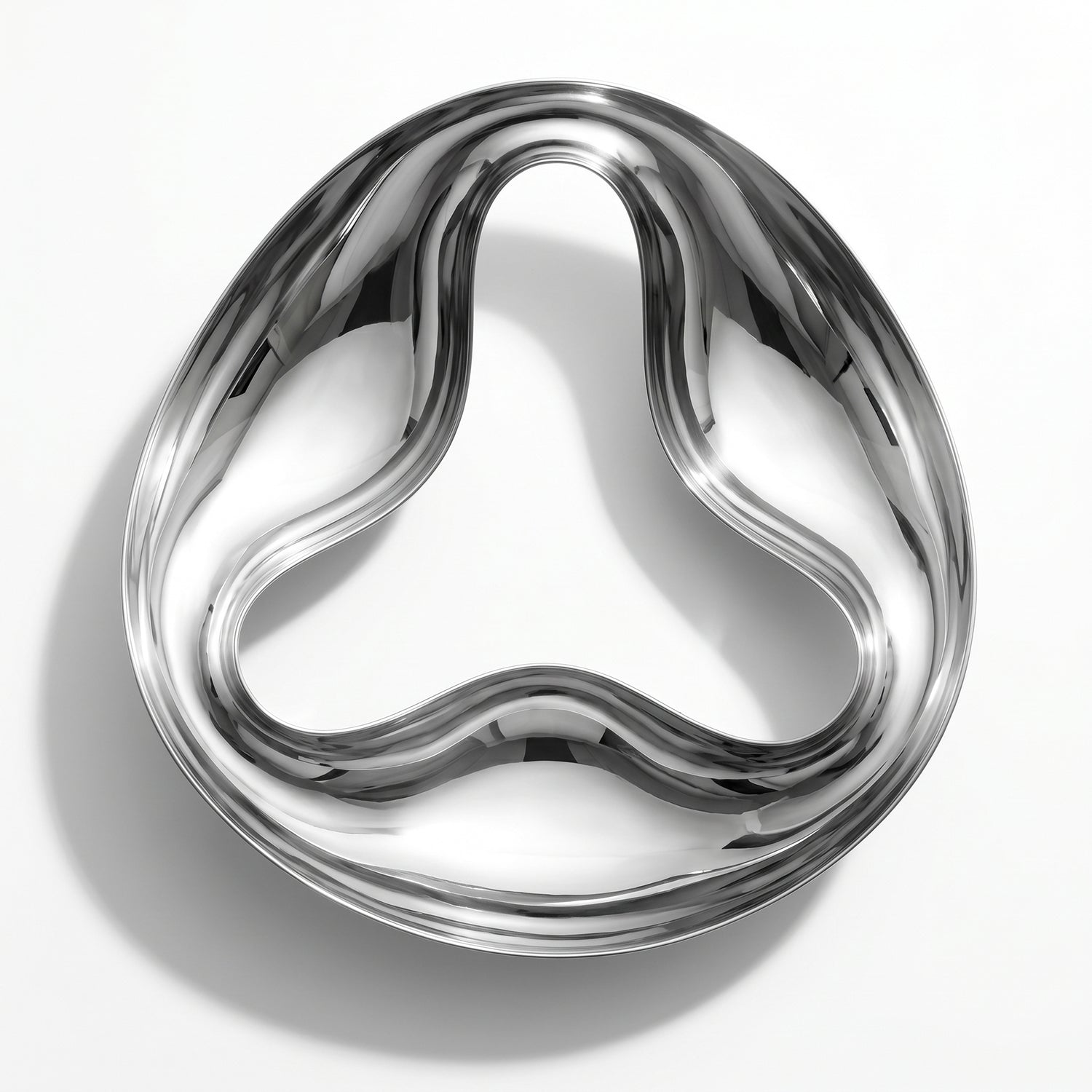 Luxe Infinity Tray | 304 Stainless Steel, Triple Compartment