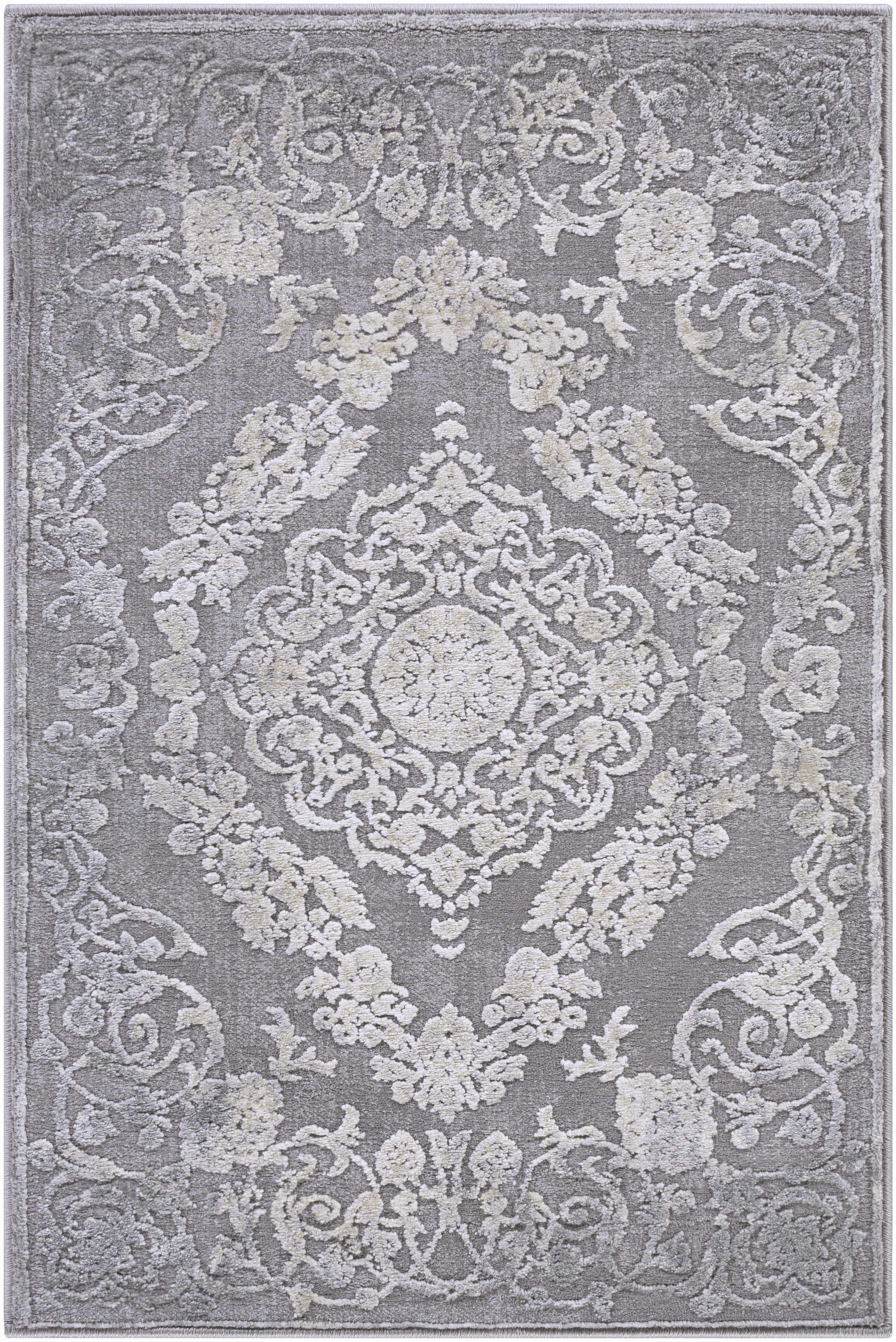 Bela Traditional Rug Medium Pile, Machine Woven, Charcoal/Tan/Beige