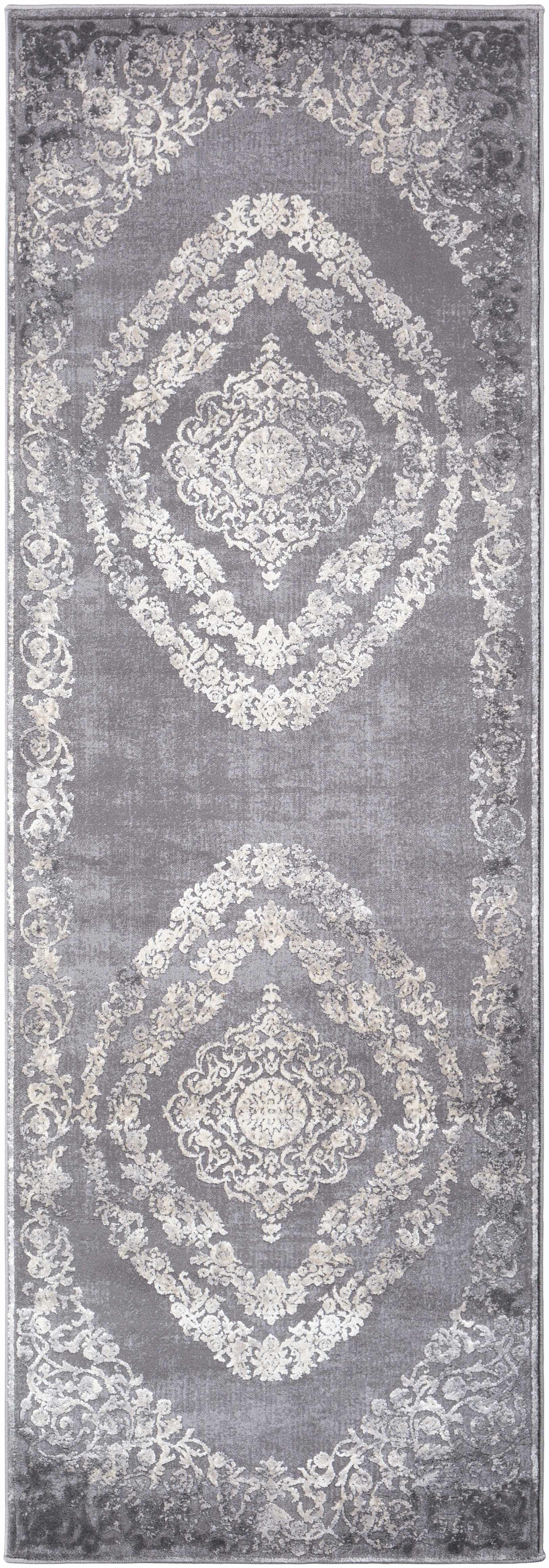 Bela Traditional Rug Medium Pile, Machine Woven, Charcoal/Tan/Beige