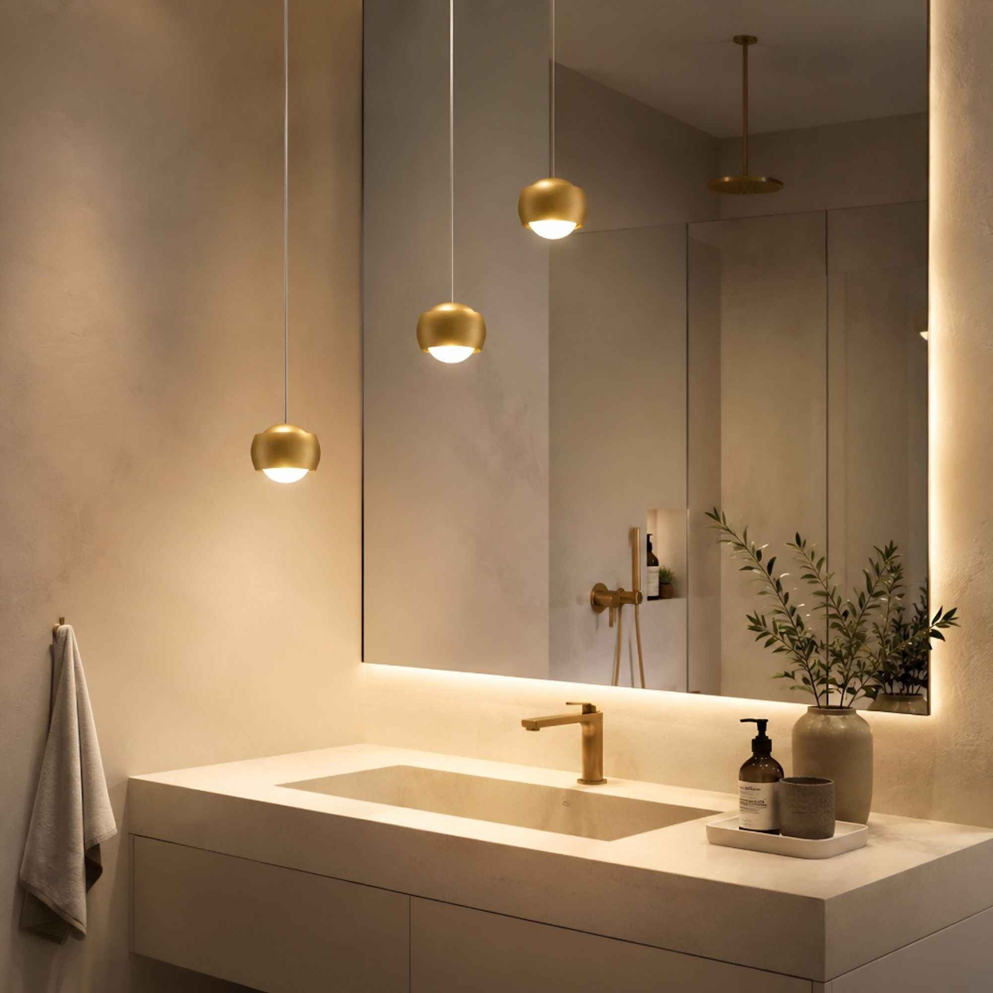 Bello LED Pendant Light | Spherical Metal Body, Adjustable Height