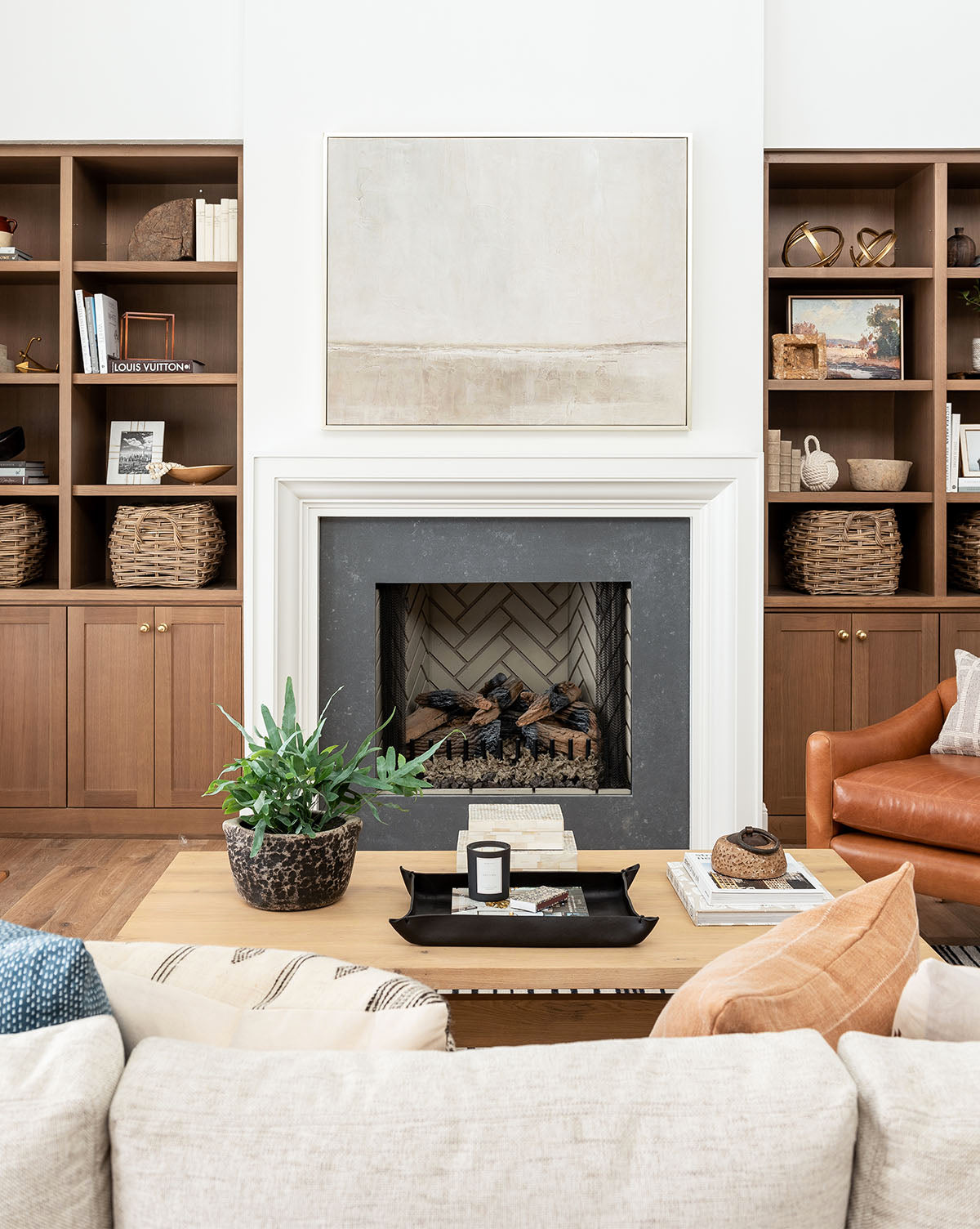 Gale Wall Art Faded Gray and Green Tones for Serene Home Décor