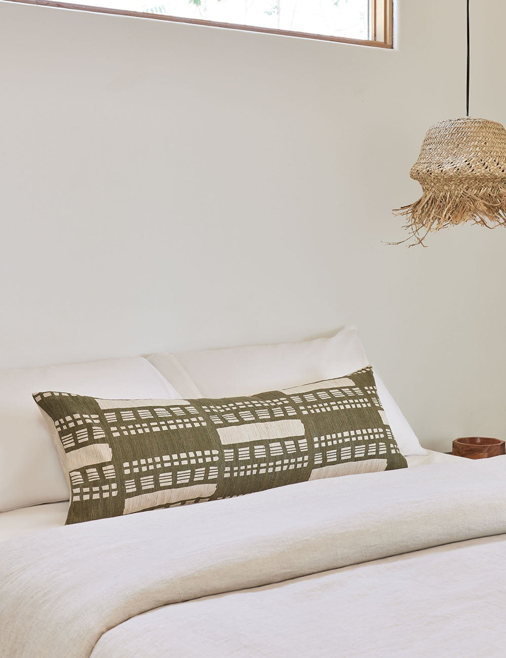 Basil Stonewalk Pillow | Rich Green Mosaic Design