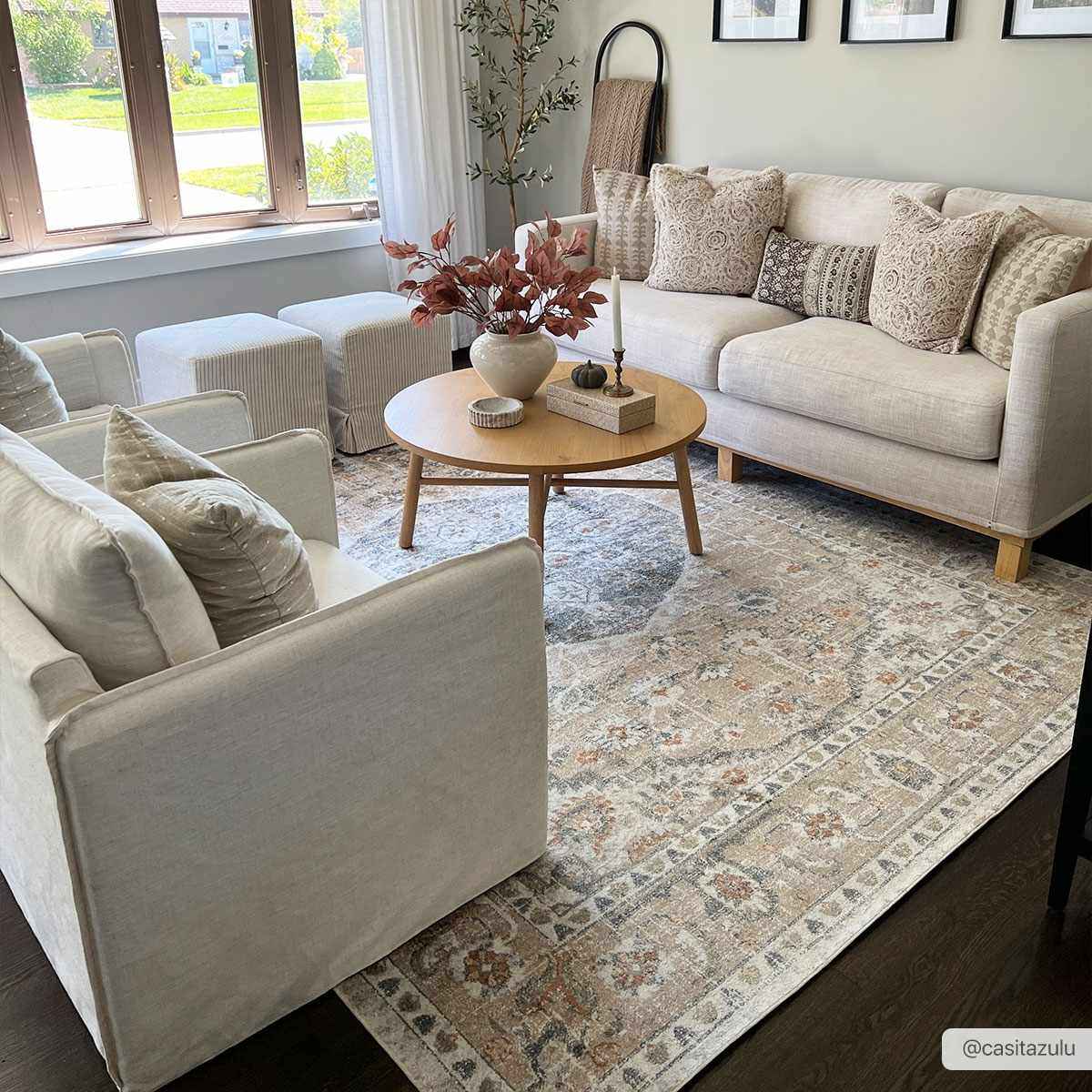 Bela Washable Rug  Medium Pile  100% Polyester  Traditional Style