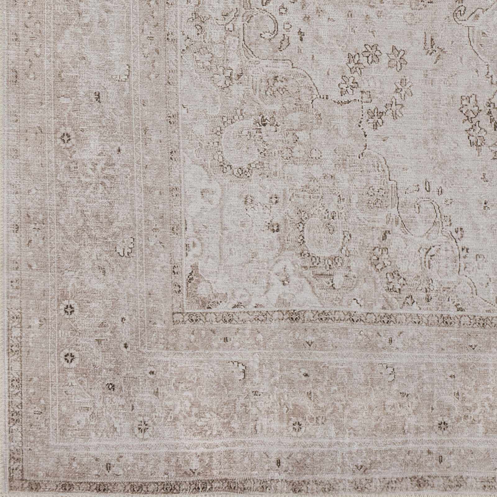 Bela Vintage Rug Machine Woven Chenille-Polyester, Washable