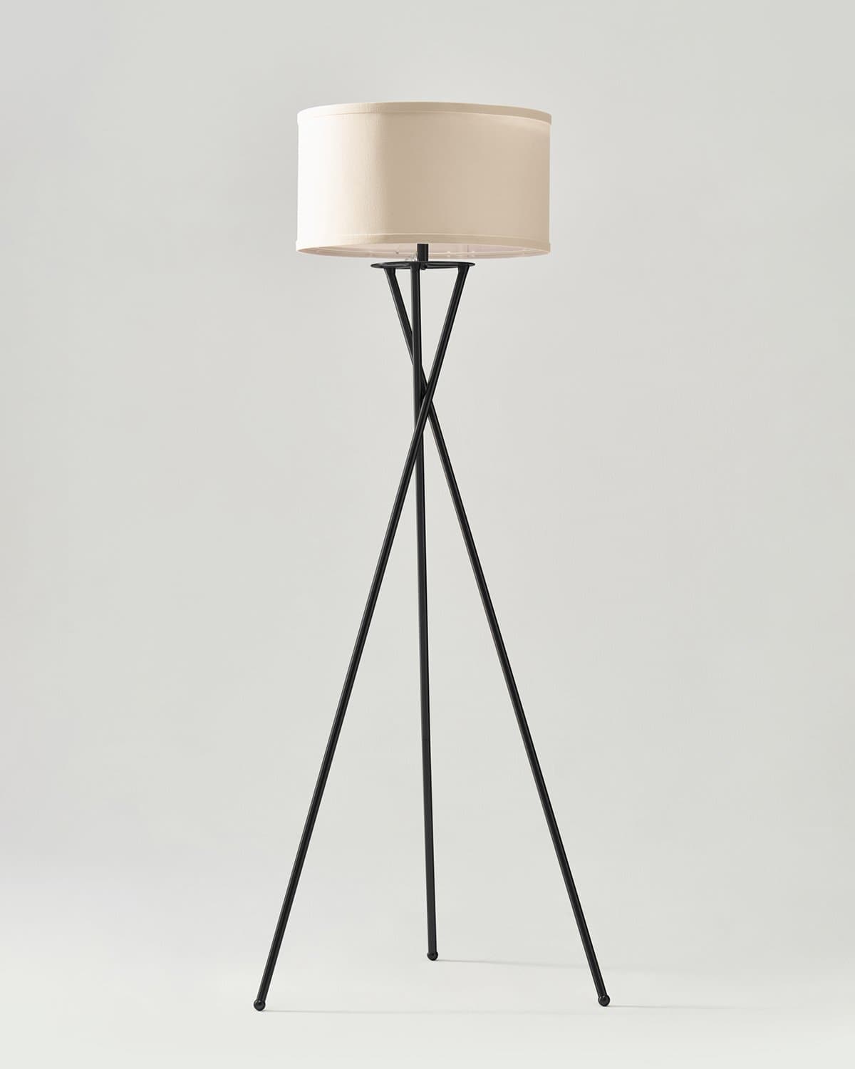 Juno Floor Lamp | LED Tripod with Unique Crisscross Base