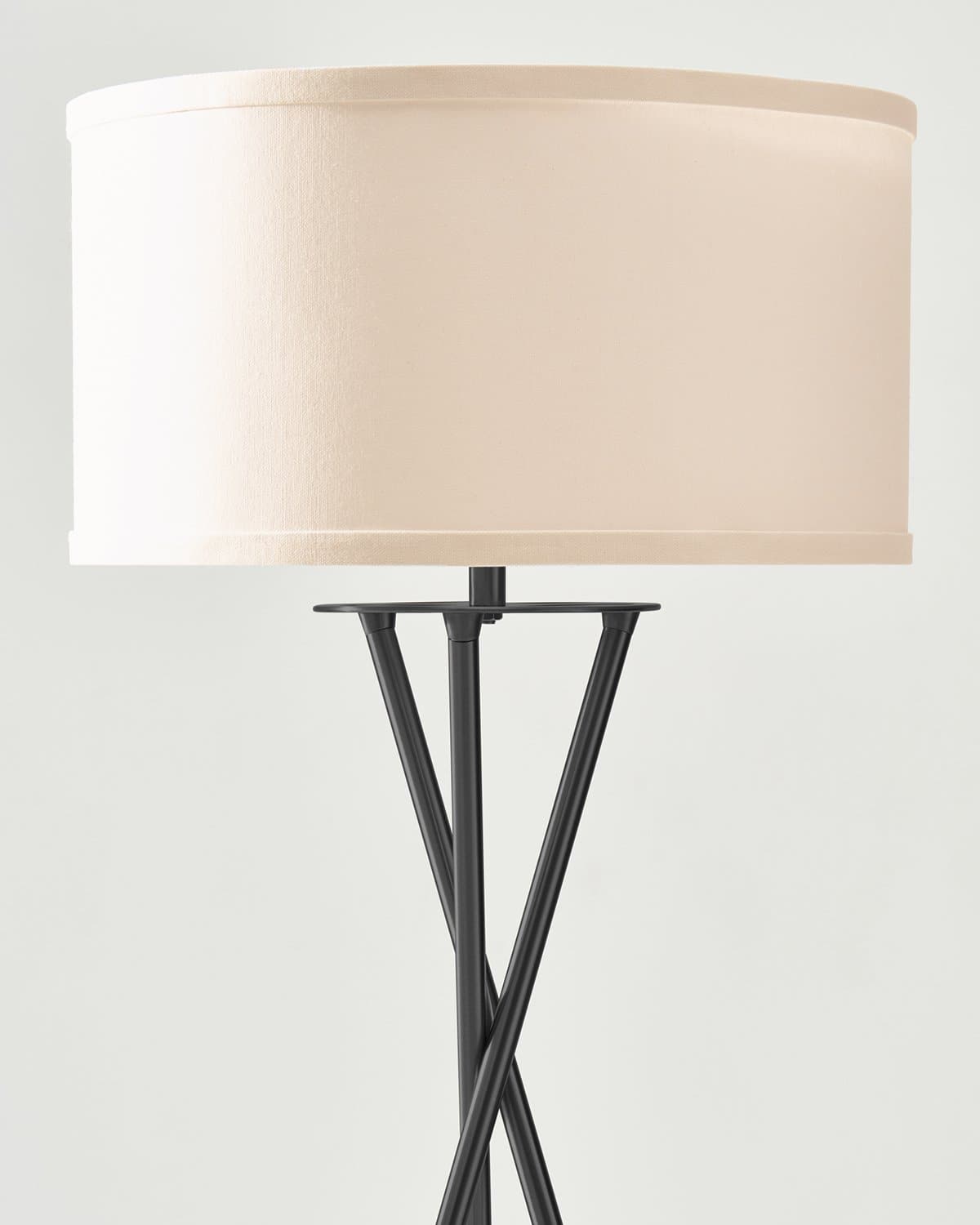 Juno Floor Lamp | LED Tripod with Unique Crisscross Base