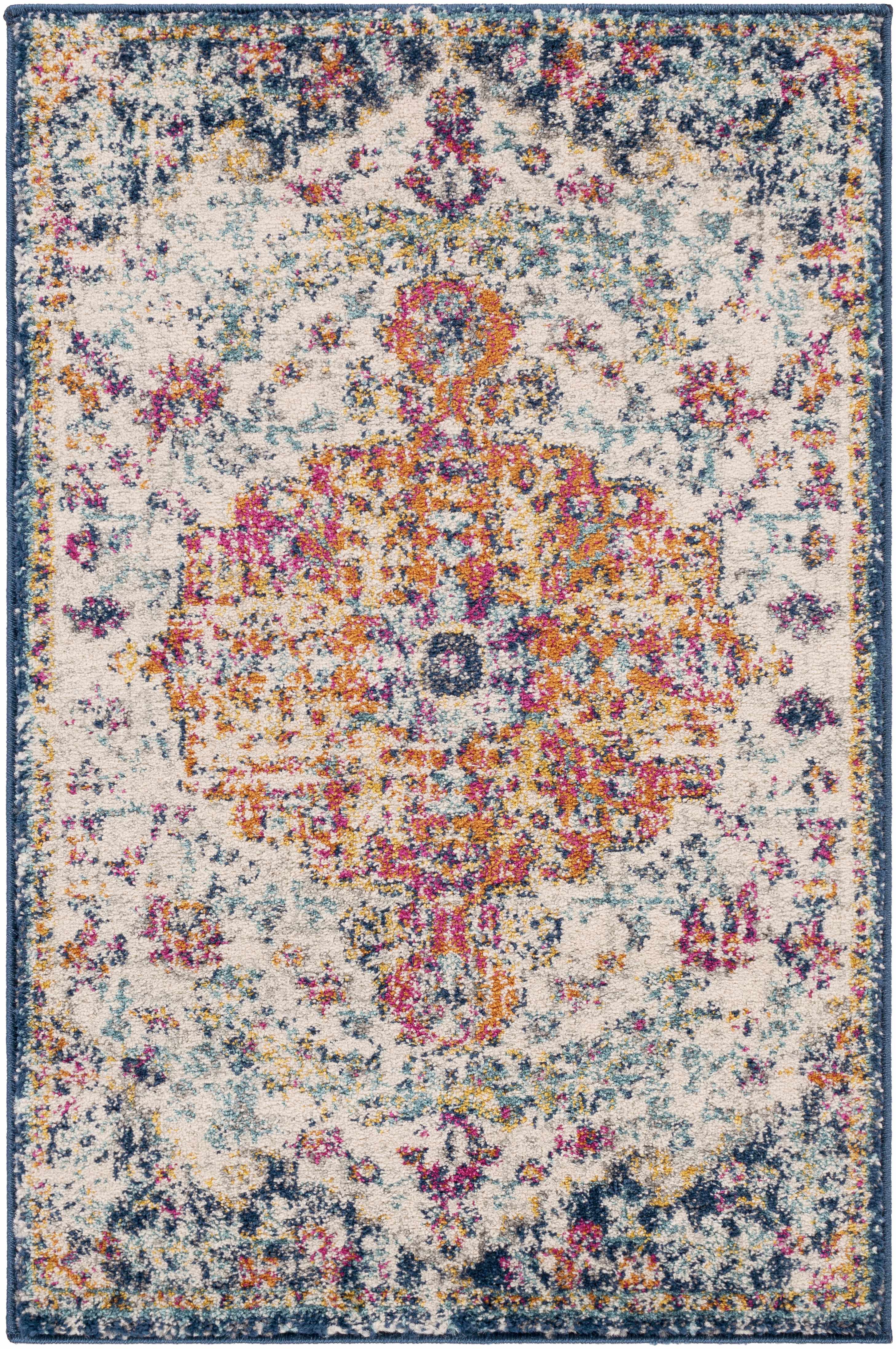 Bela Bodrum Area Rug  Machine Woven, Medium Pile  Burnt Orange