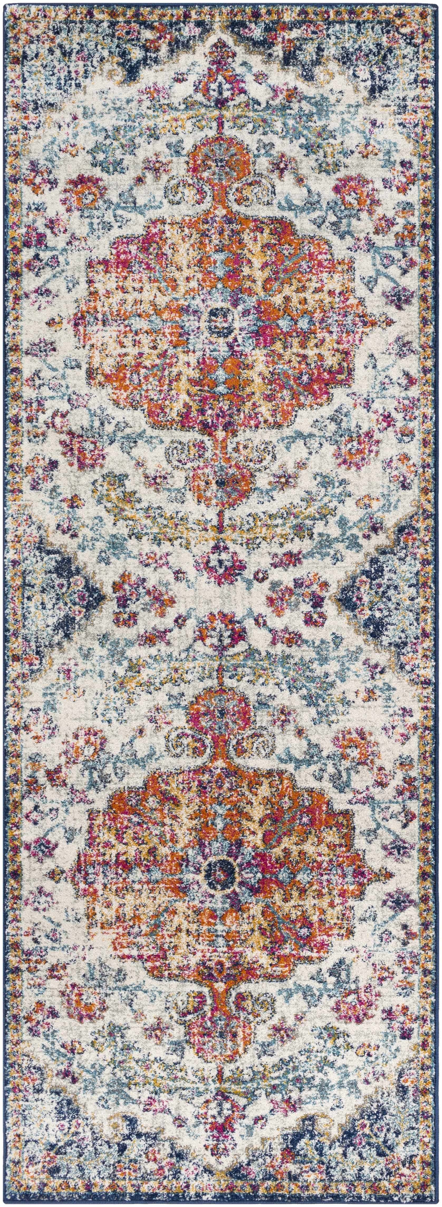 Bela Bodrum Area Rug  Machine Woven, Medium Pile  Burnt Orange