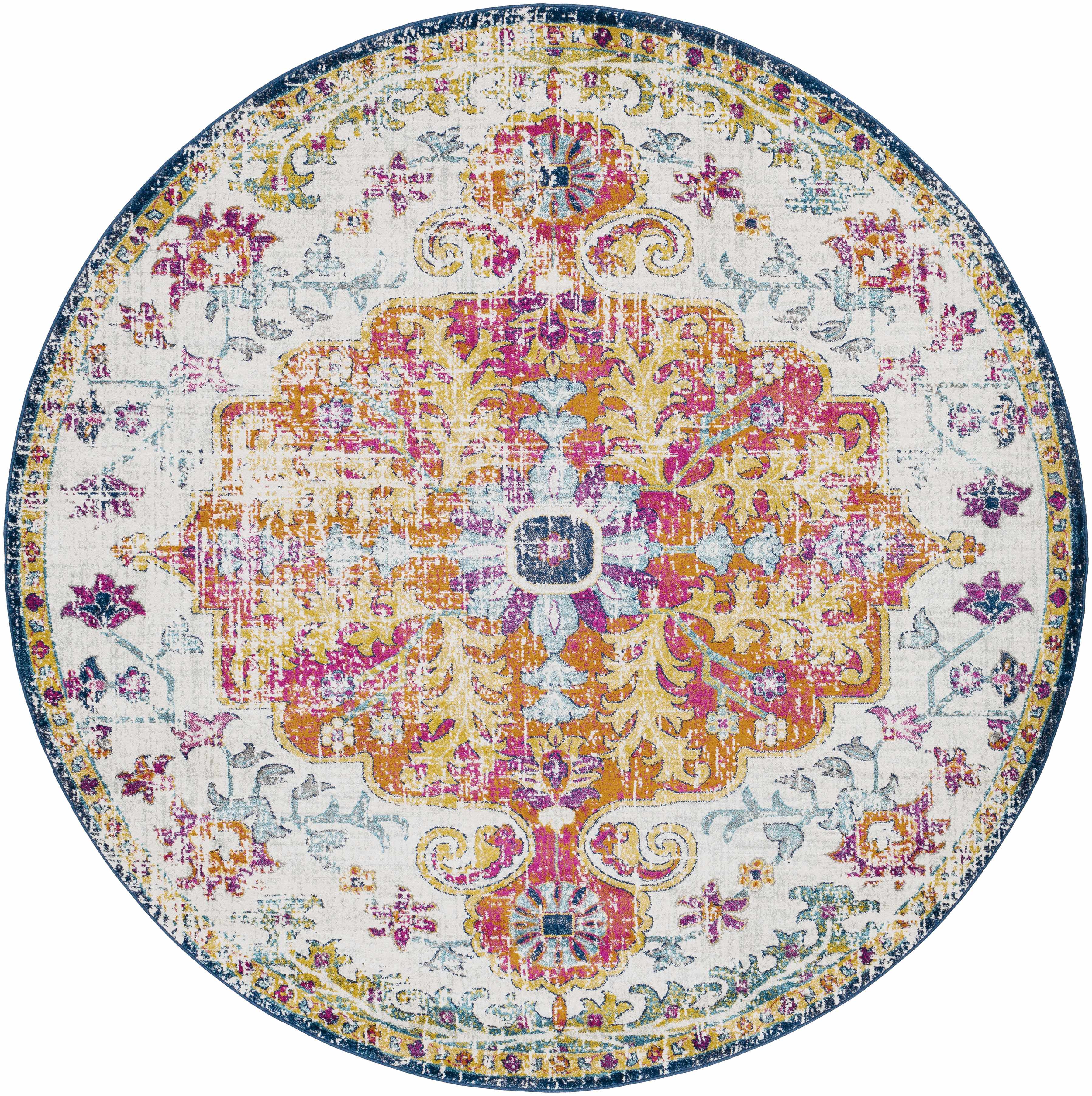 Bela Bodrum Area Rug  Machine Woven, Medium Pile  Burnt Orange