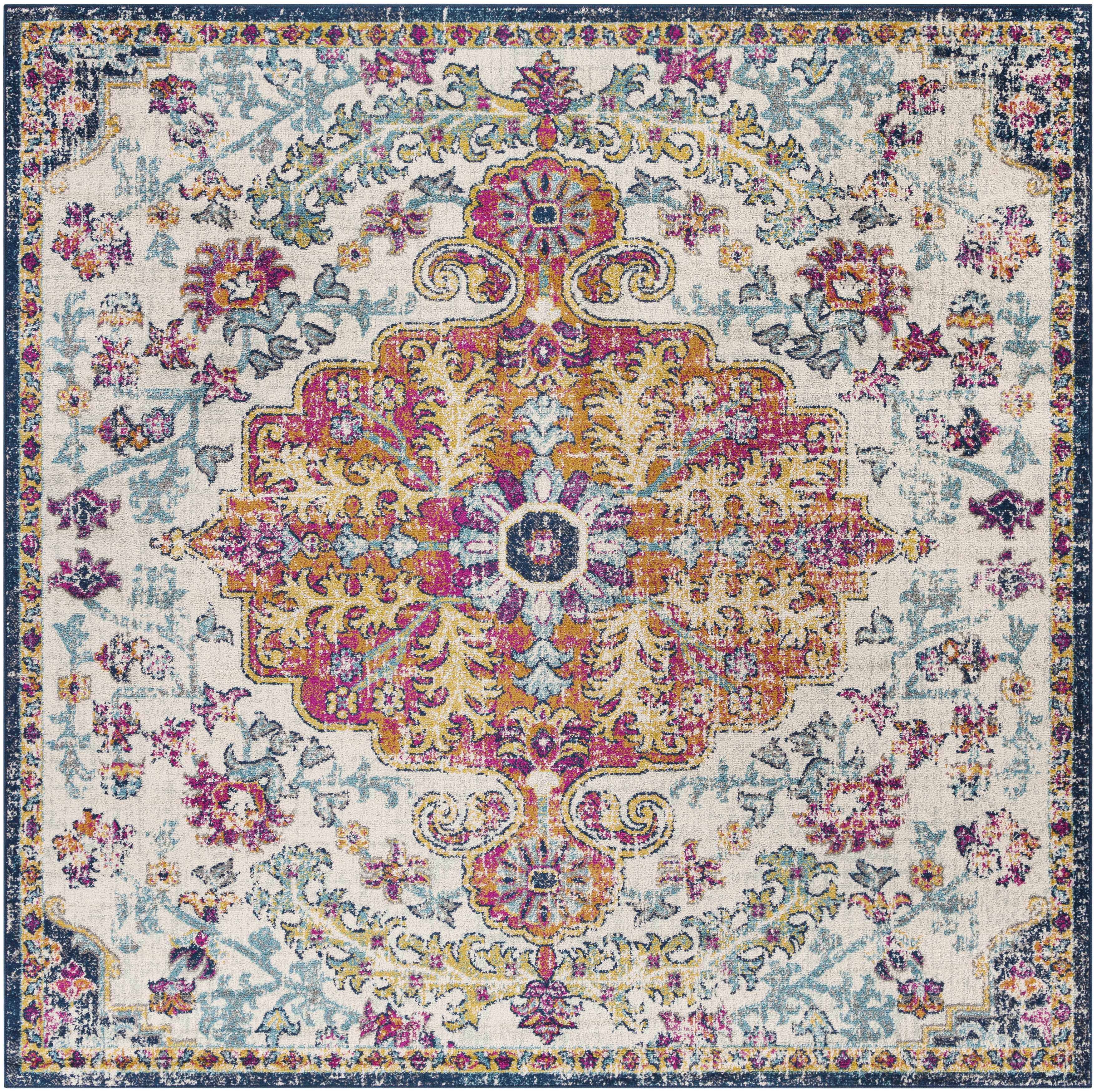 Bela Bodrum Area Rug  Machine Woven, Medium Pile  Burnt Orange