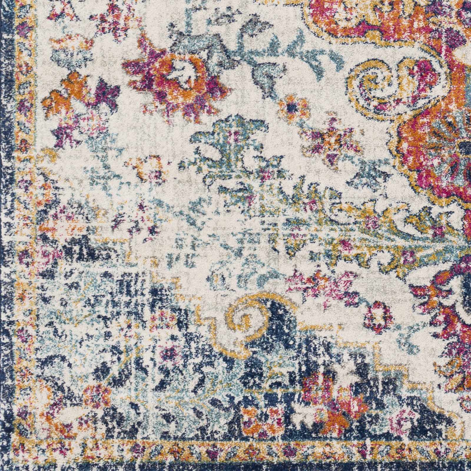 Bela Bodrum Area Rug  Machine Woven, Medium Pile  Burnt Orange