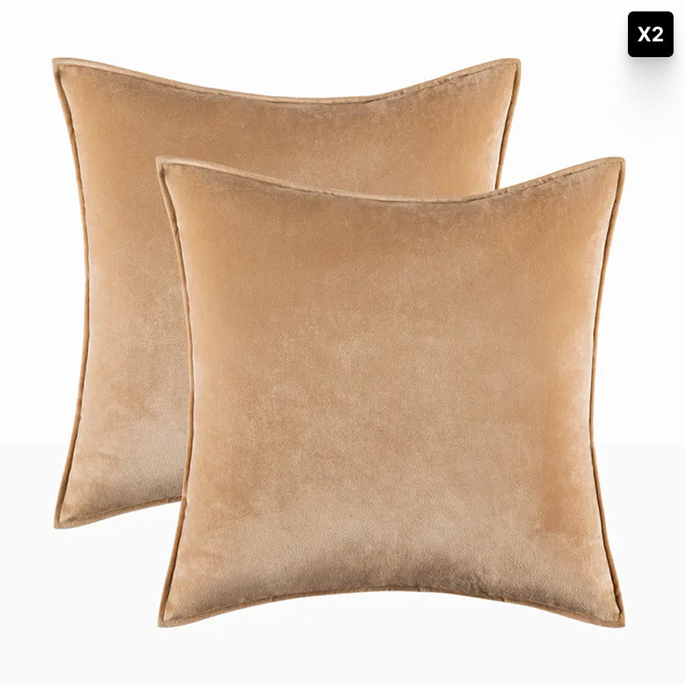 Bela Velvet Cushion Cover | Soft Fabric, Hidden Zipper